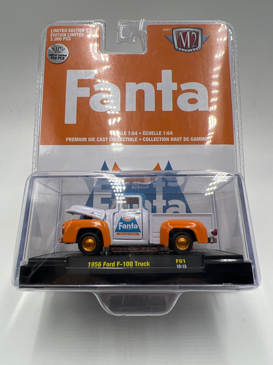 M2 Machines Fanta CHASE 1956 Ford F-100 Truck F01
