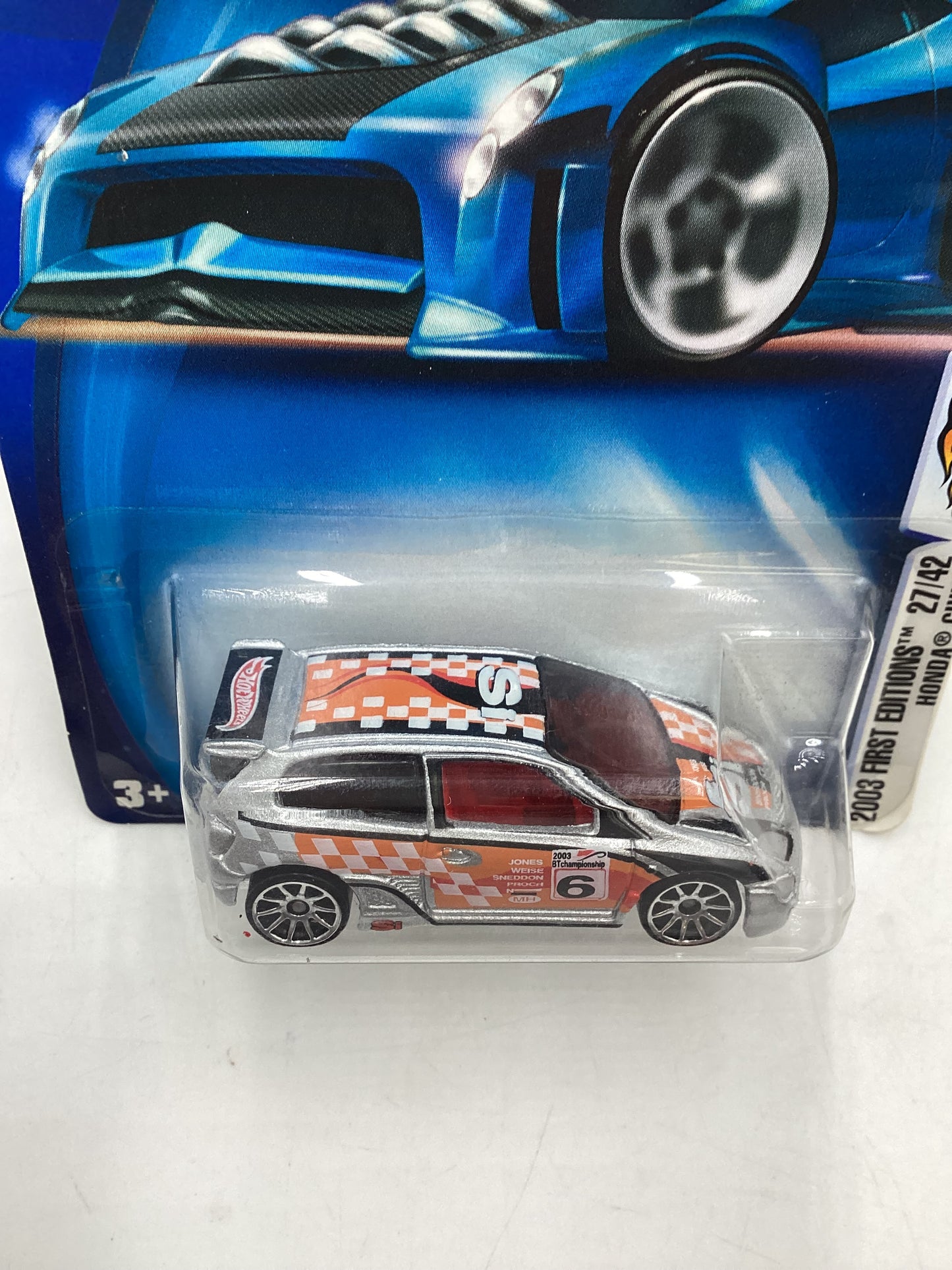 2003 Hot wheels First Editions #039 Honda Civic Silver 76A