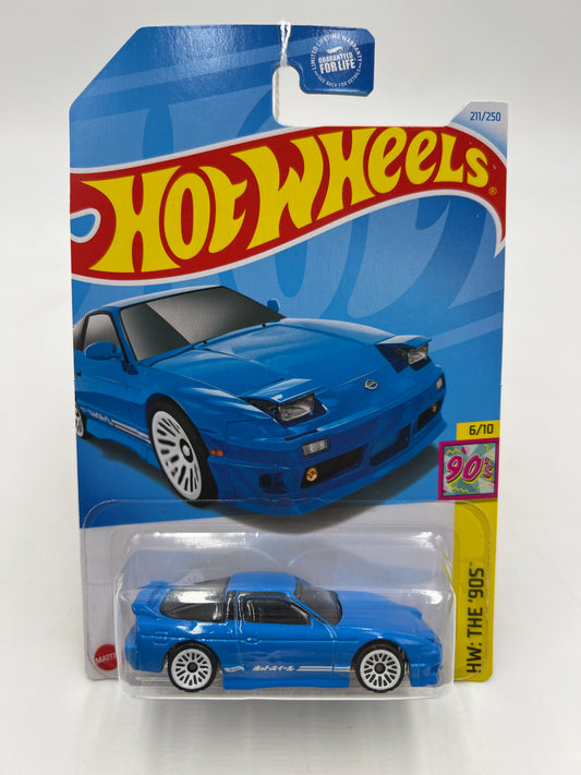2024 Hot Wheels N Case #211 96 Nissan 180SX Type X Blue  81D