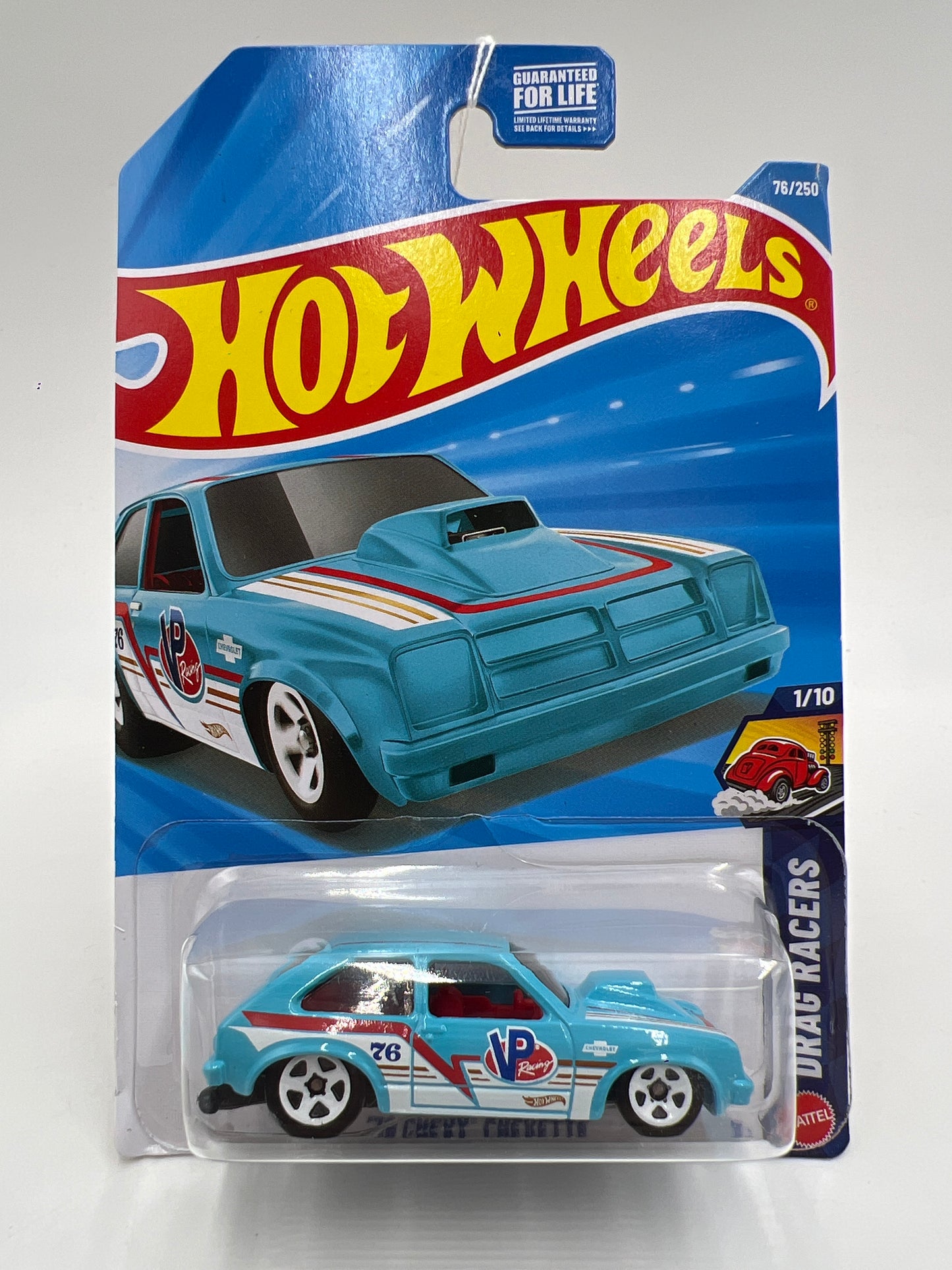 2026 Hot Wheels C Case Drag Racers #76 76 Chevy Chevette Light Blue VP Racing