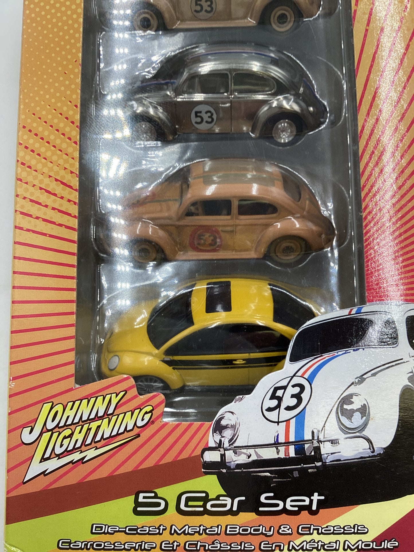 Johnny Lightning Herbie Fully Loaded 5 Car Set VHTF