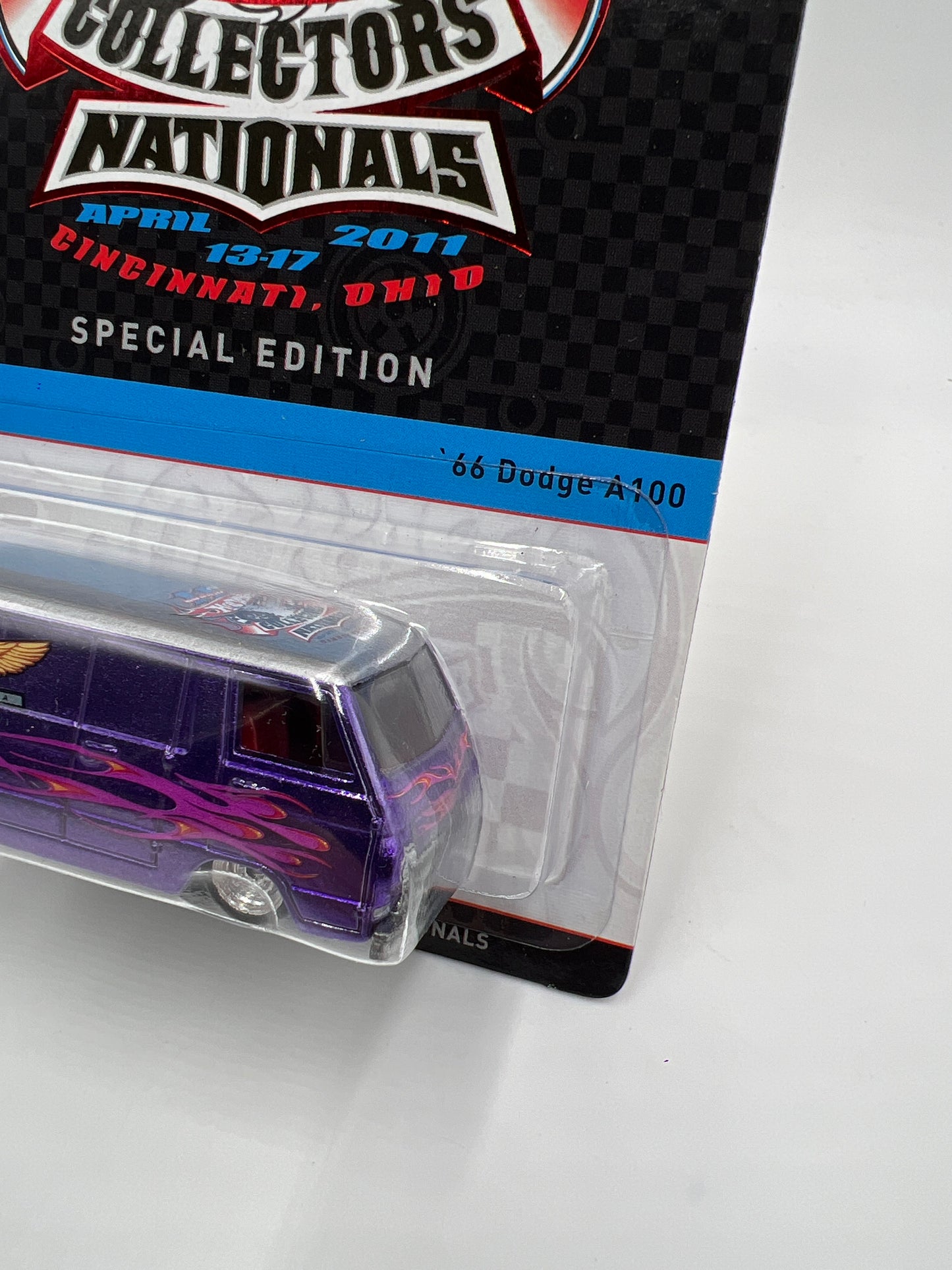 2011 Hot Wheels 11th Annual Collectors Nationals OH Dinner Car #625/1200 66 Dodge A100 W/Protector