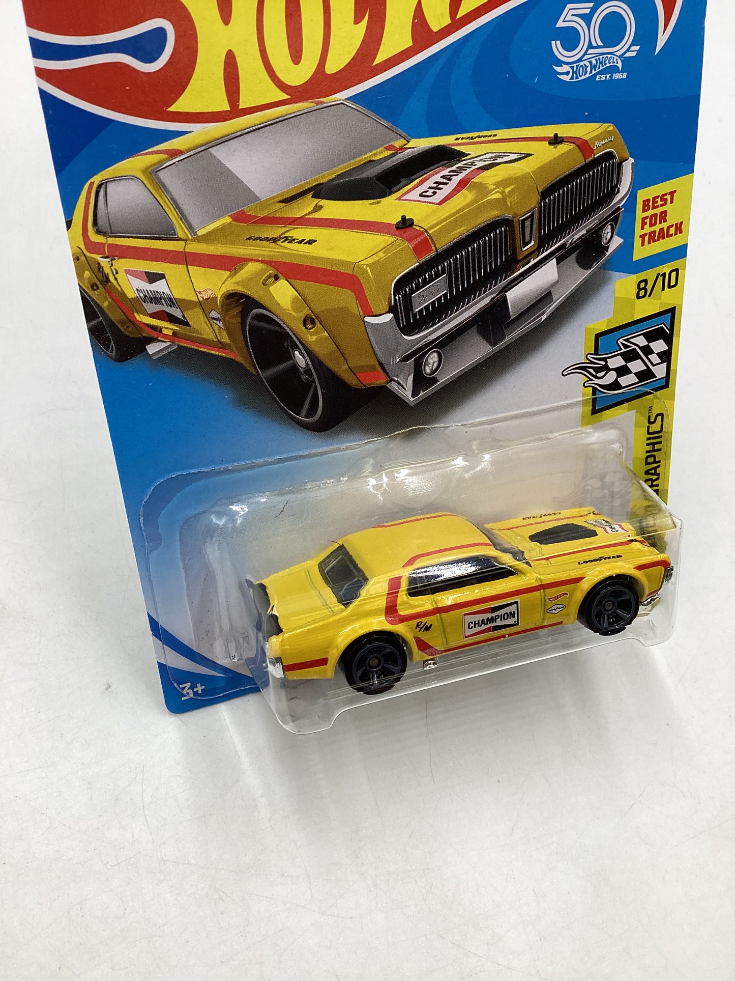 2018 Hot Wheels 68 Mercury Cougar Kmart Exclusive Yellow 238B