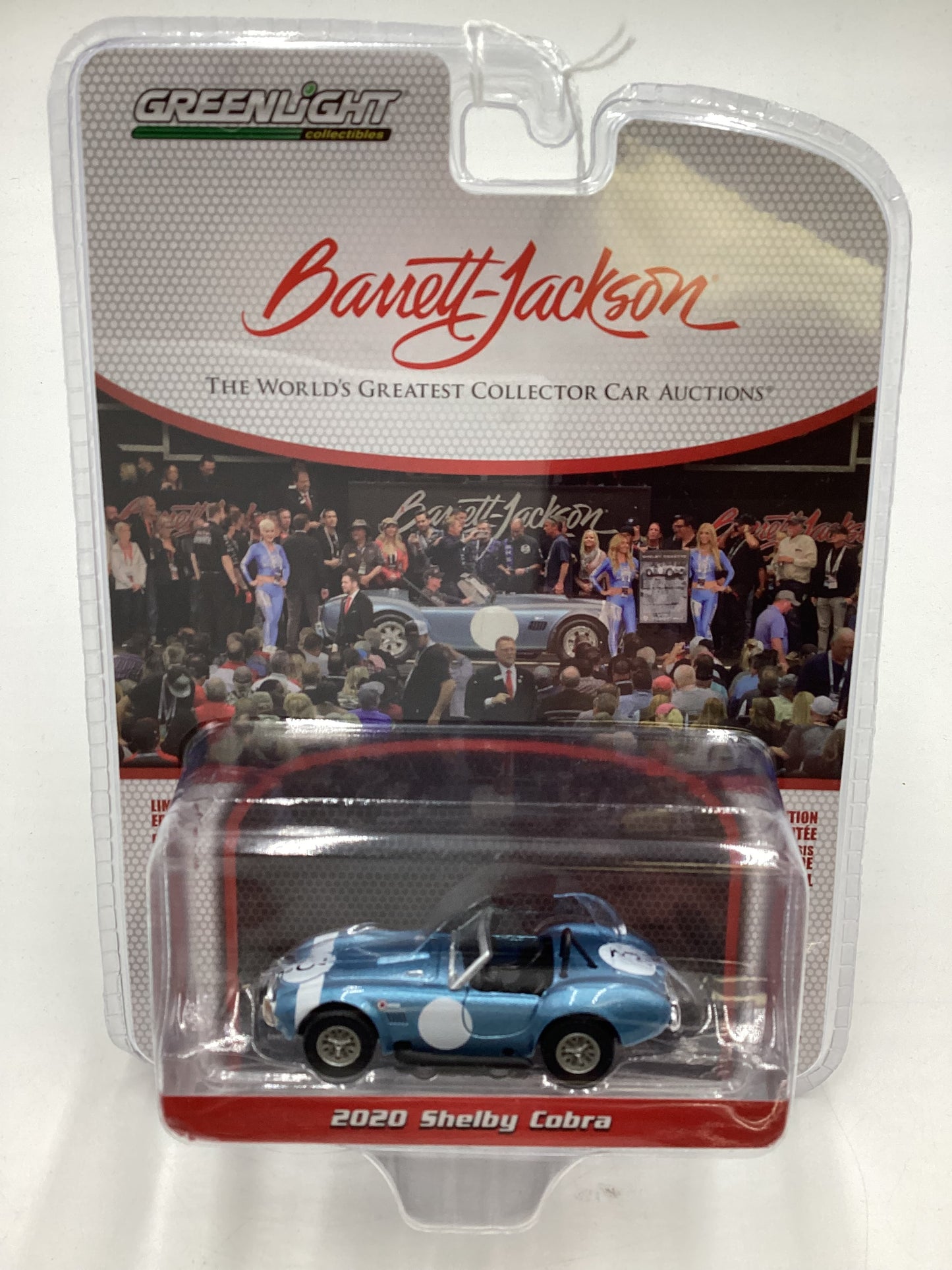 GL Barret Jackson Series 7 2020 Shelby Cobra FIA Blue 179F