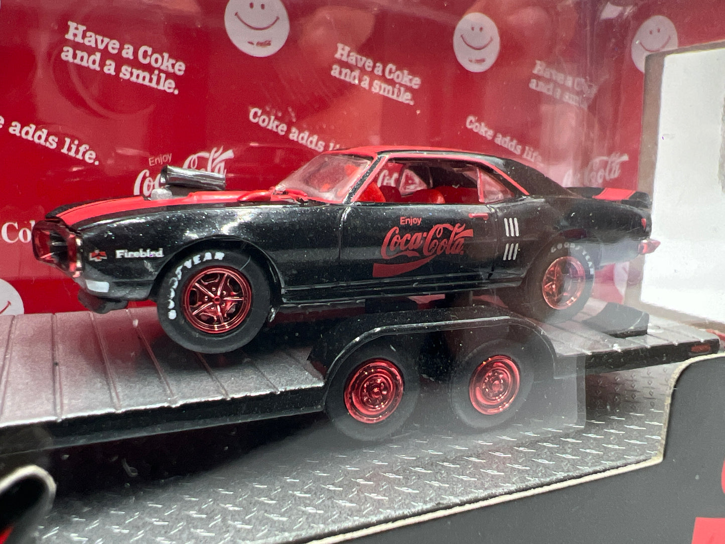 M2 Machines Auto Haulers CHASE Coca Cola 1973 Chevrolet K5 Blazer & 1968 Pontiac Firebird 400 HO TW18