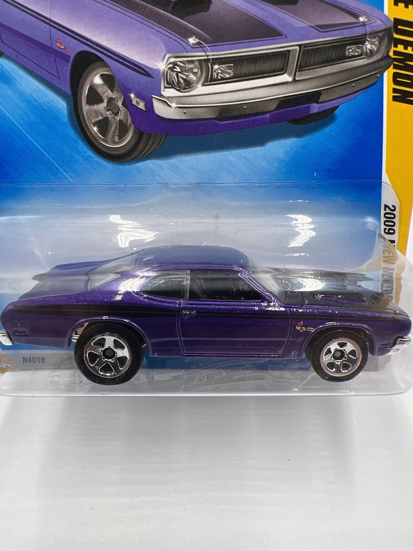 2009 Hot Wheels New Models #13 71 Dodge Demon Purple 50E