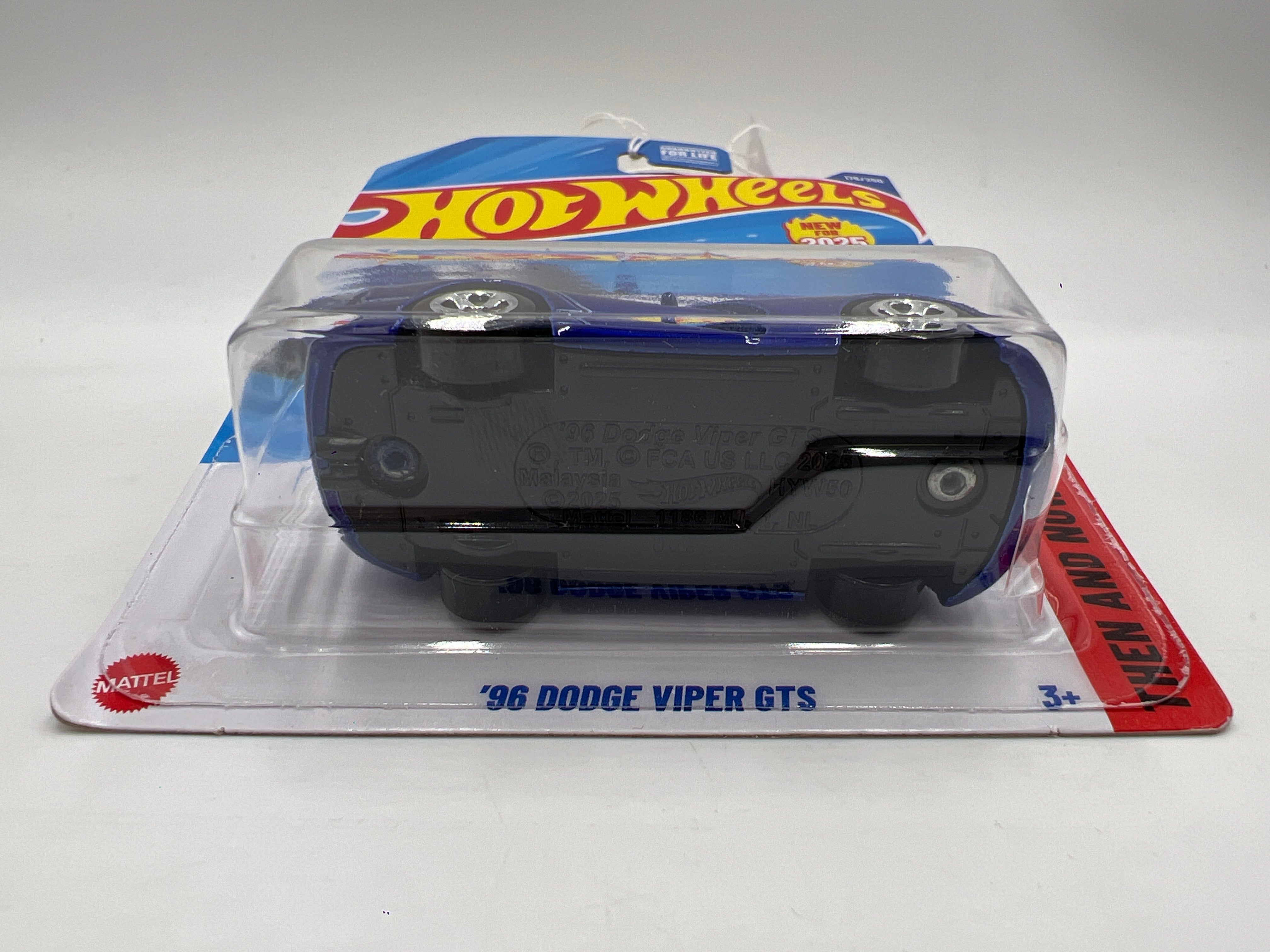 2025 Hot Wheels H Case Then And Now #176 96 Dodge Viper GTS Blue