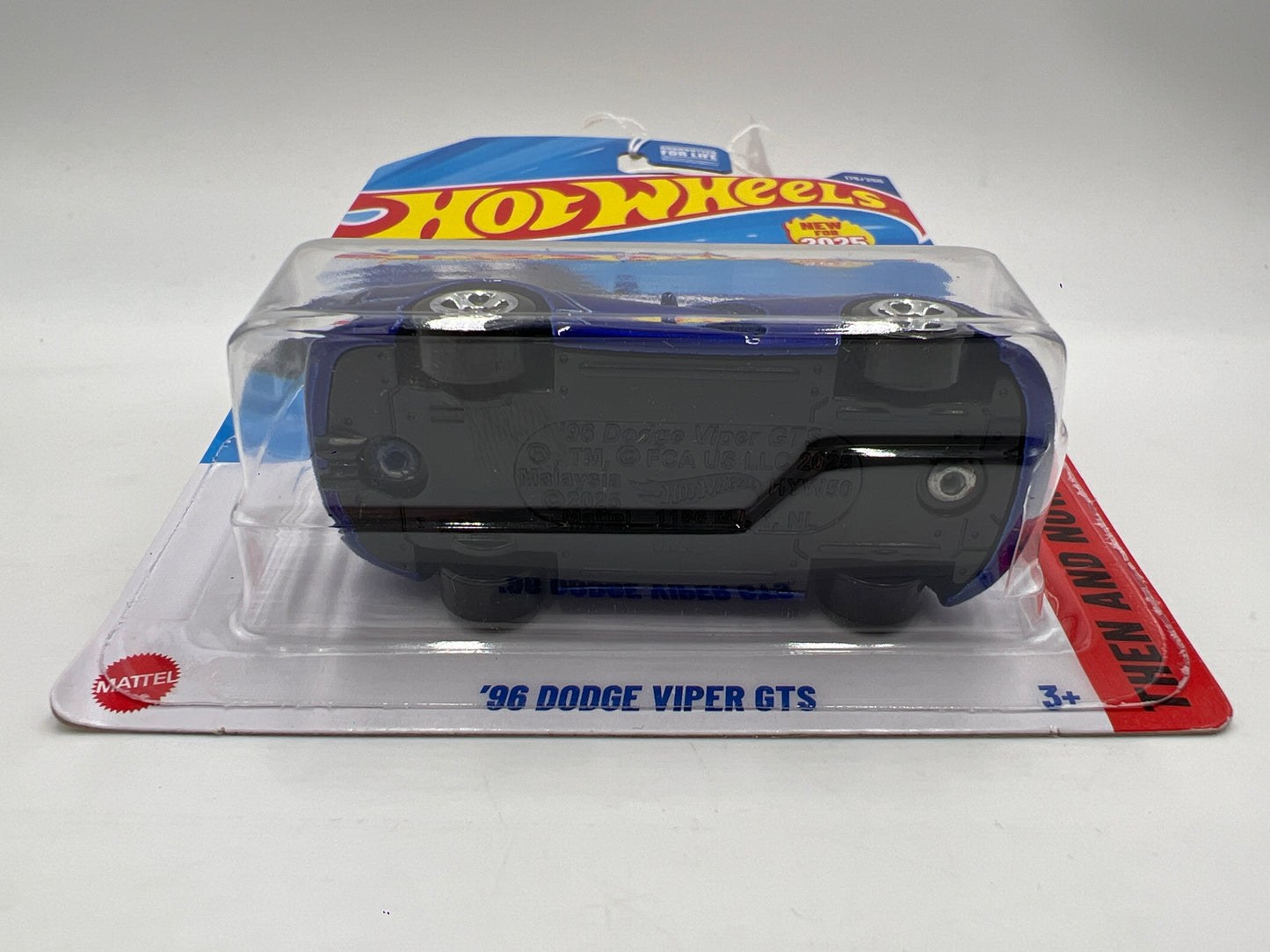 2025 Hot Wheels H Case Then And Now #176 96 Dodge Viper GTS Blue 39B