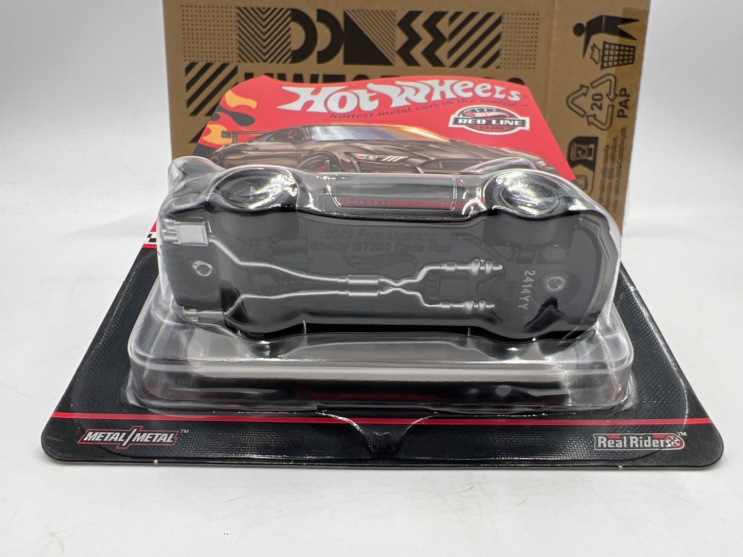 2024 Hot Wheels RLC 2022 Ford Mustang Shelby GT500 Code Red W/Protector and Box