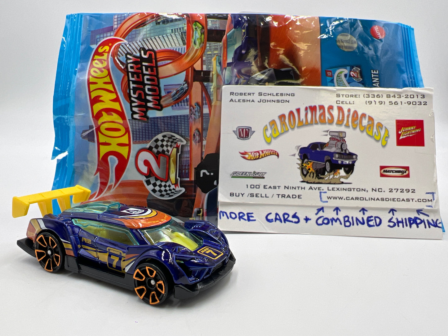 2021 Hot Wheels Mystery Models Series 2 #7 Super Blitzen Blue