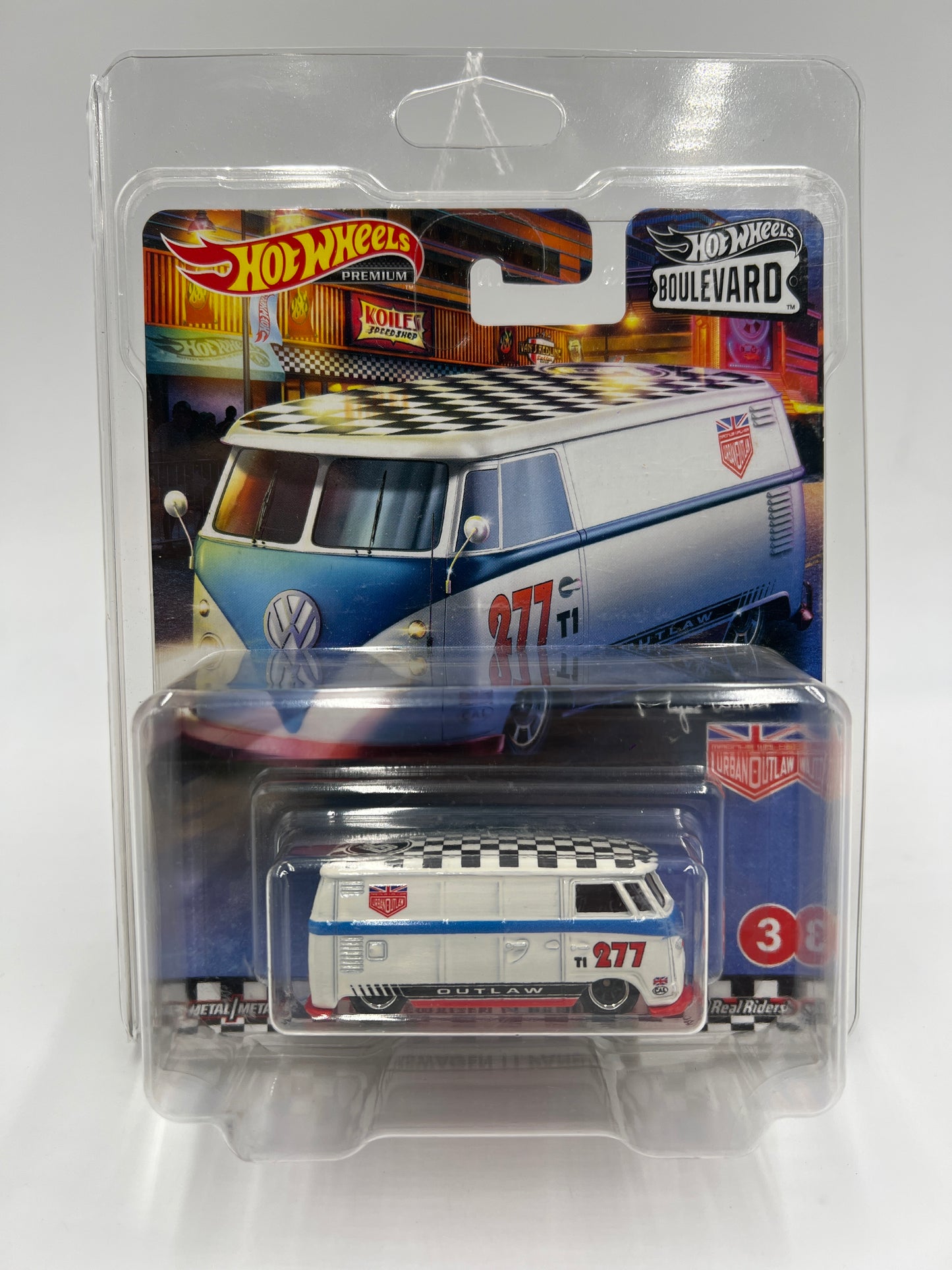Hot Wheels Premium Boulevard #3 Volkswagen T1 Panel Bus Magnus Walker W/Protector