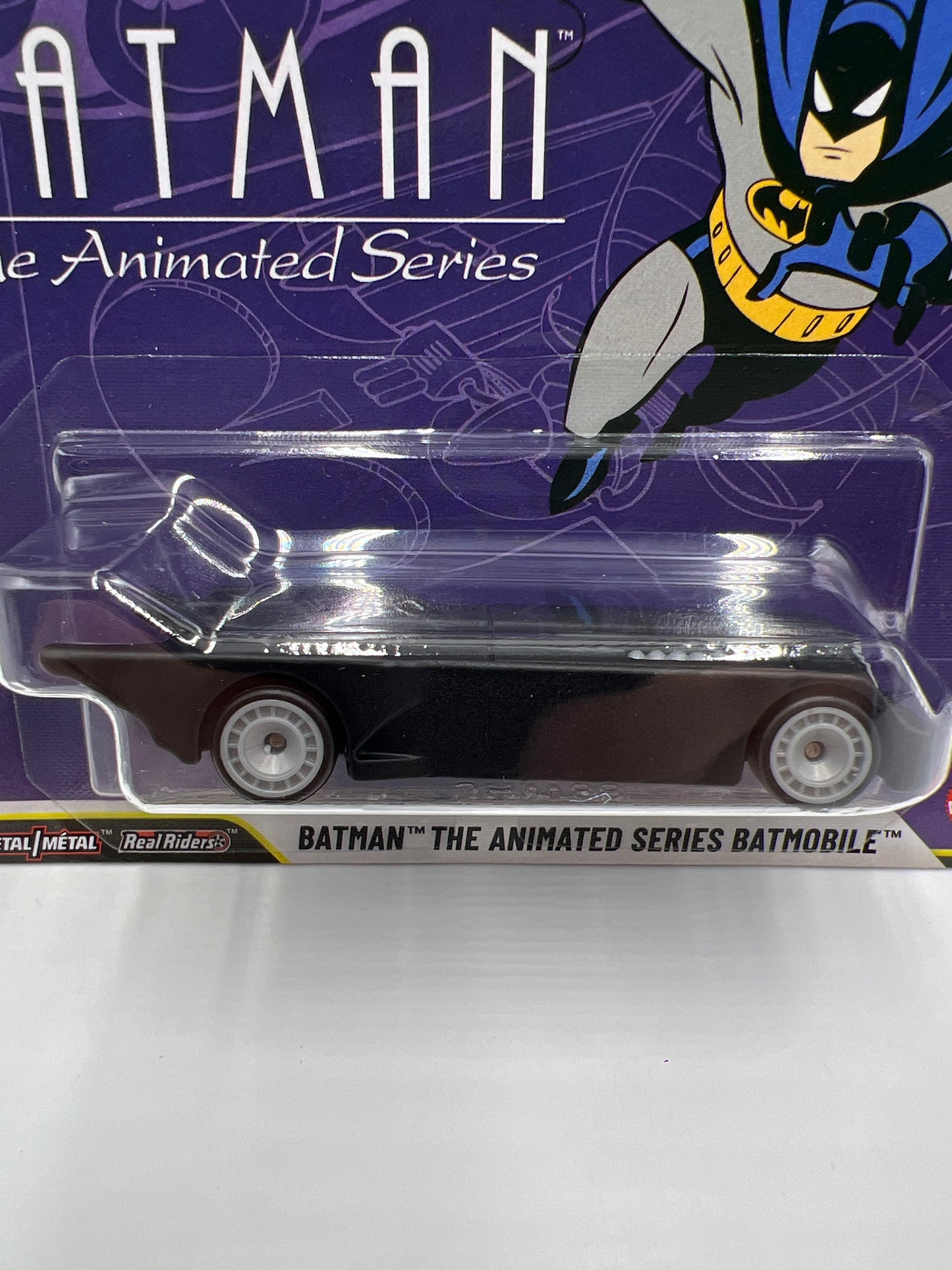 2025 Hot Wheels Premium Pop Culture Batman The Animated Series Batmobile Black 268G