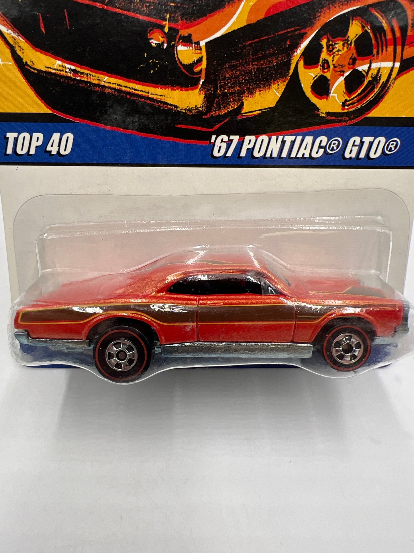 Hot Wheels Since 68 Top 40 #15 67 Pontiac GTO Orange