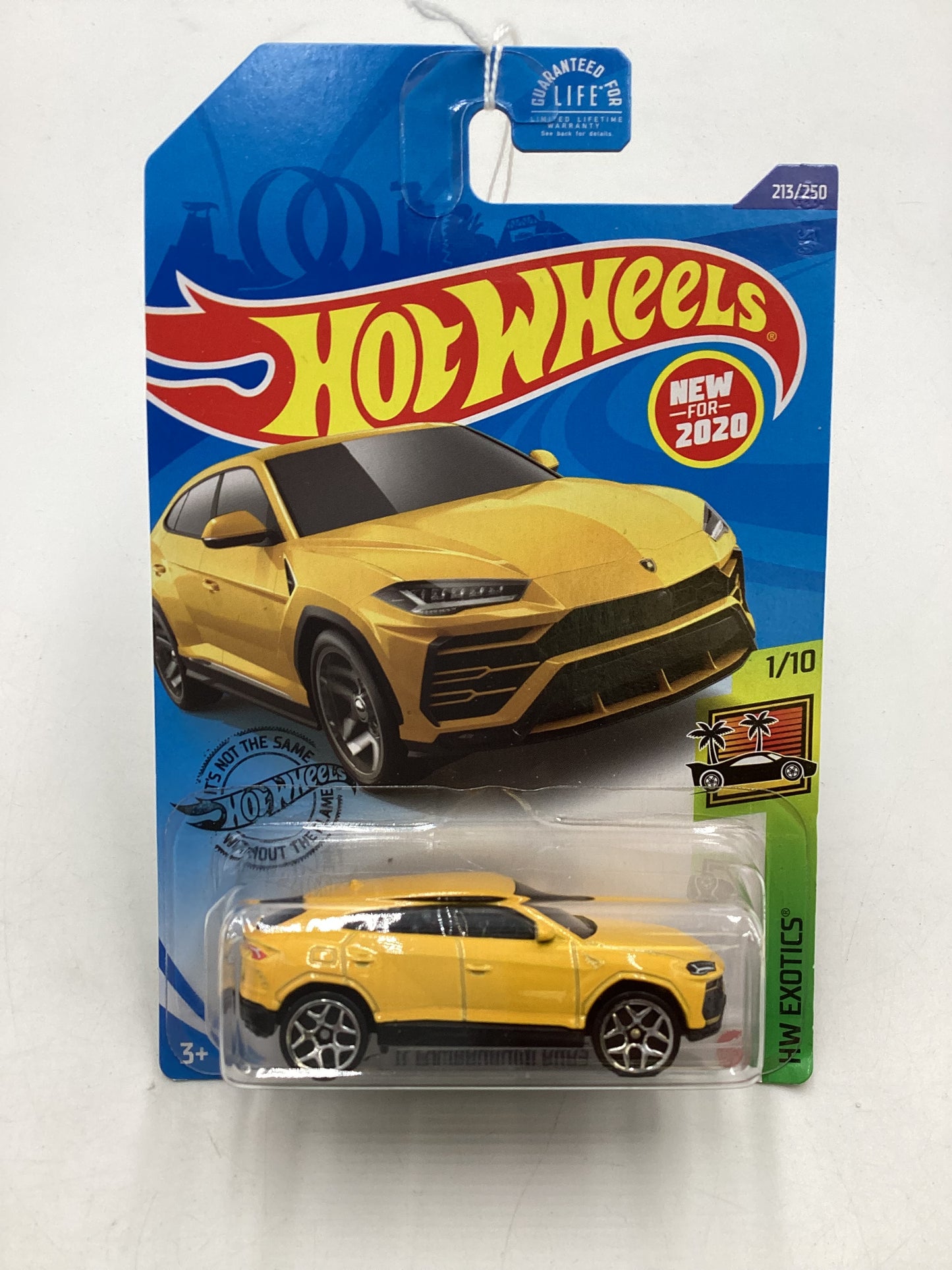 2020 Hot Wheels #213 Lamborghini Urus Yellow 101C