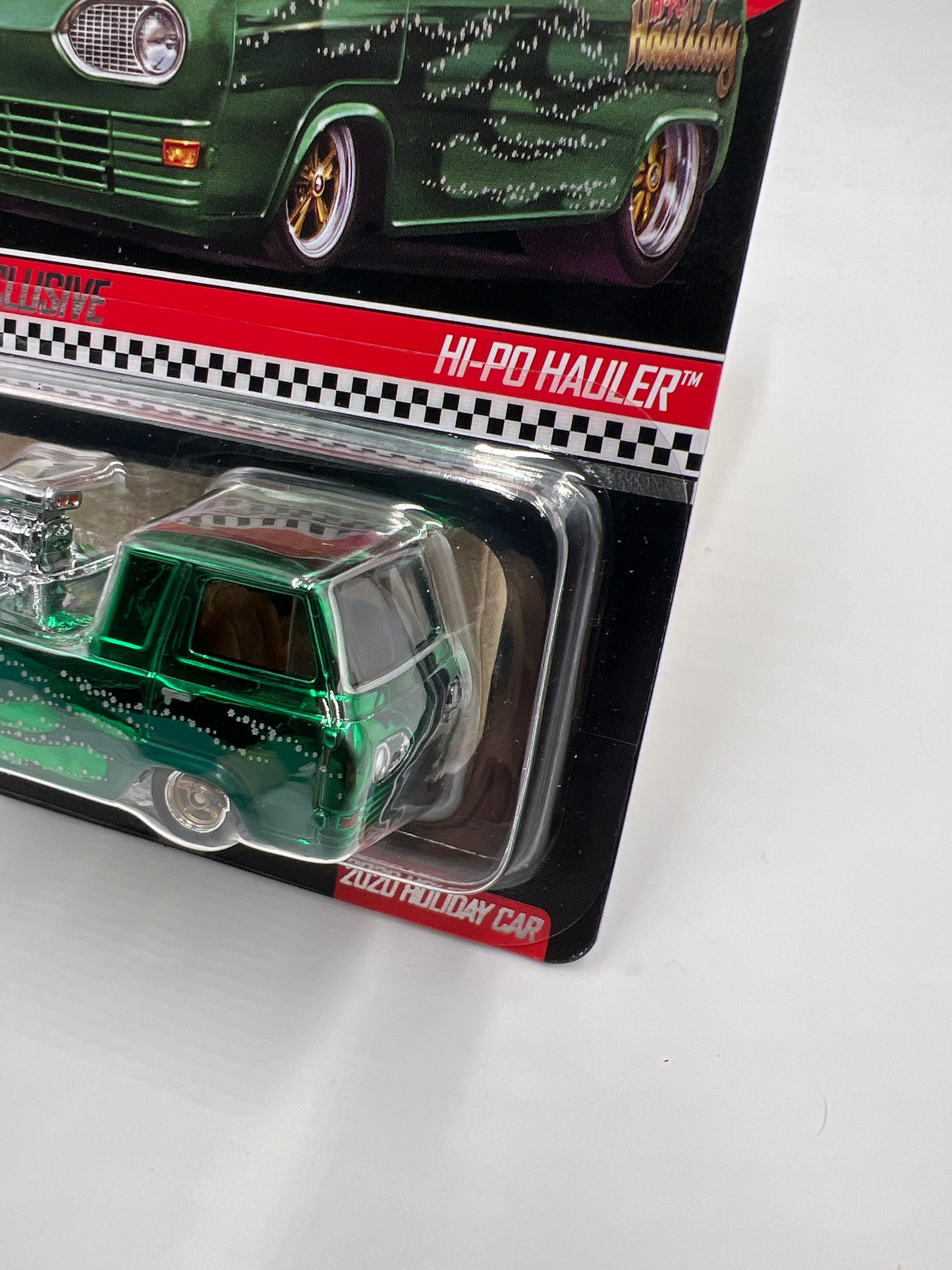 2020 Hot Wheels RLC Holiday Car #5650/20000 Hi-Po Hauler Green Gas Monkey W/Protector