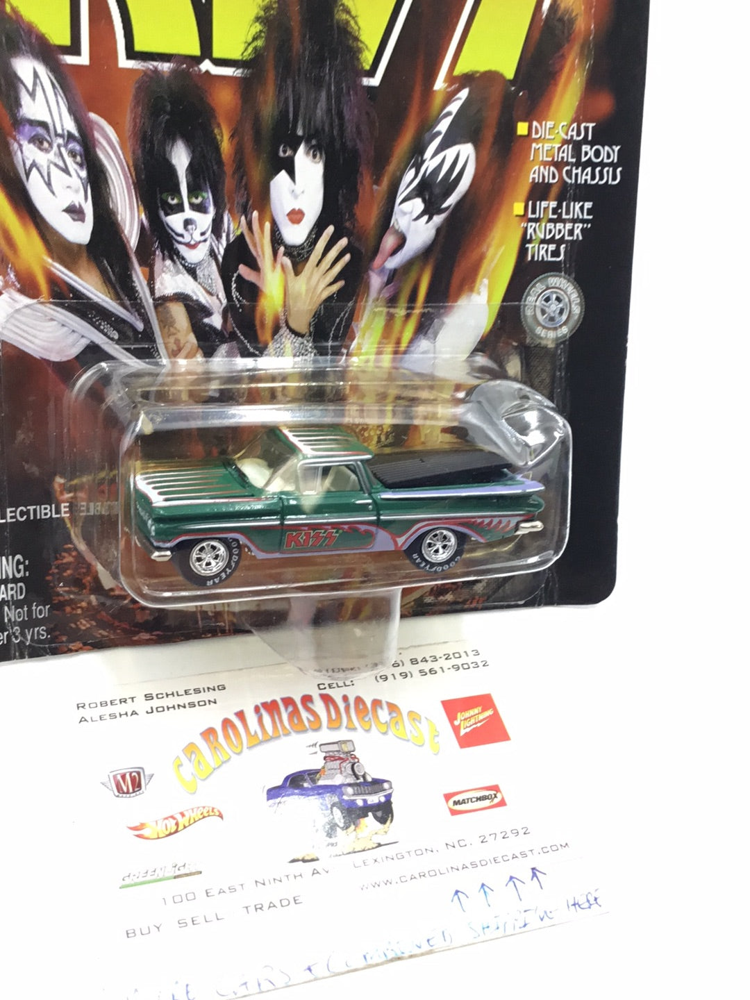 Johnny Lightning Kiss 1959 El Camino (Bad Card)