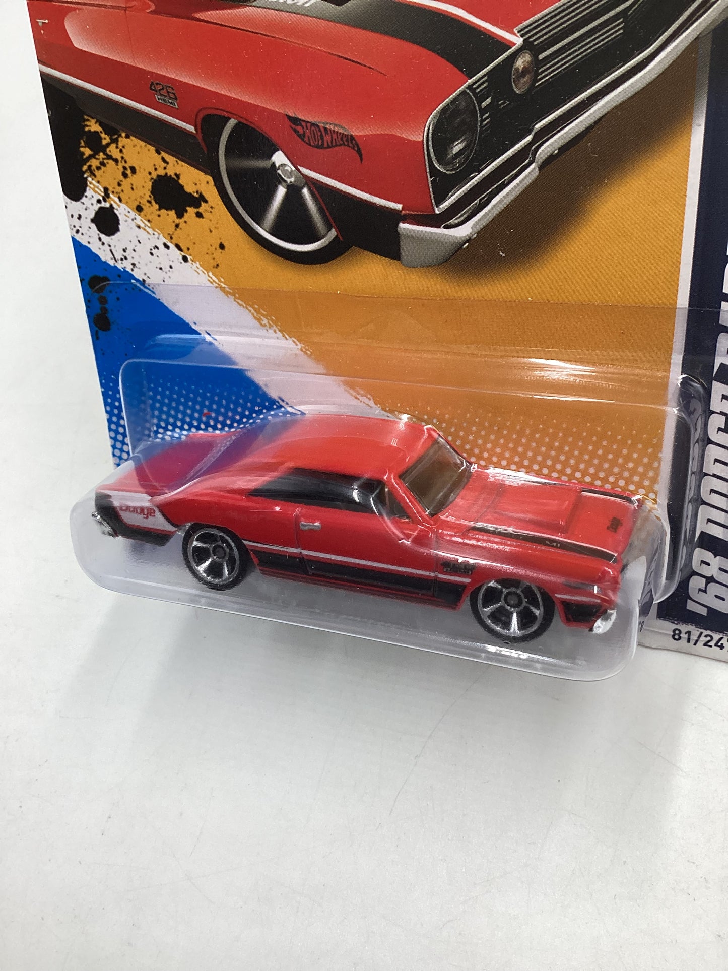 2012 Hot Wheels Muscle Mania Mopar #81 68 Dodge Dart Red 36G