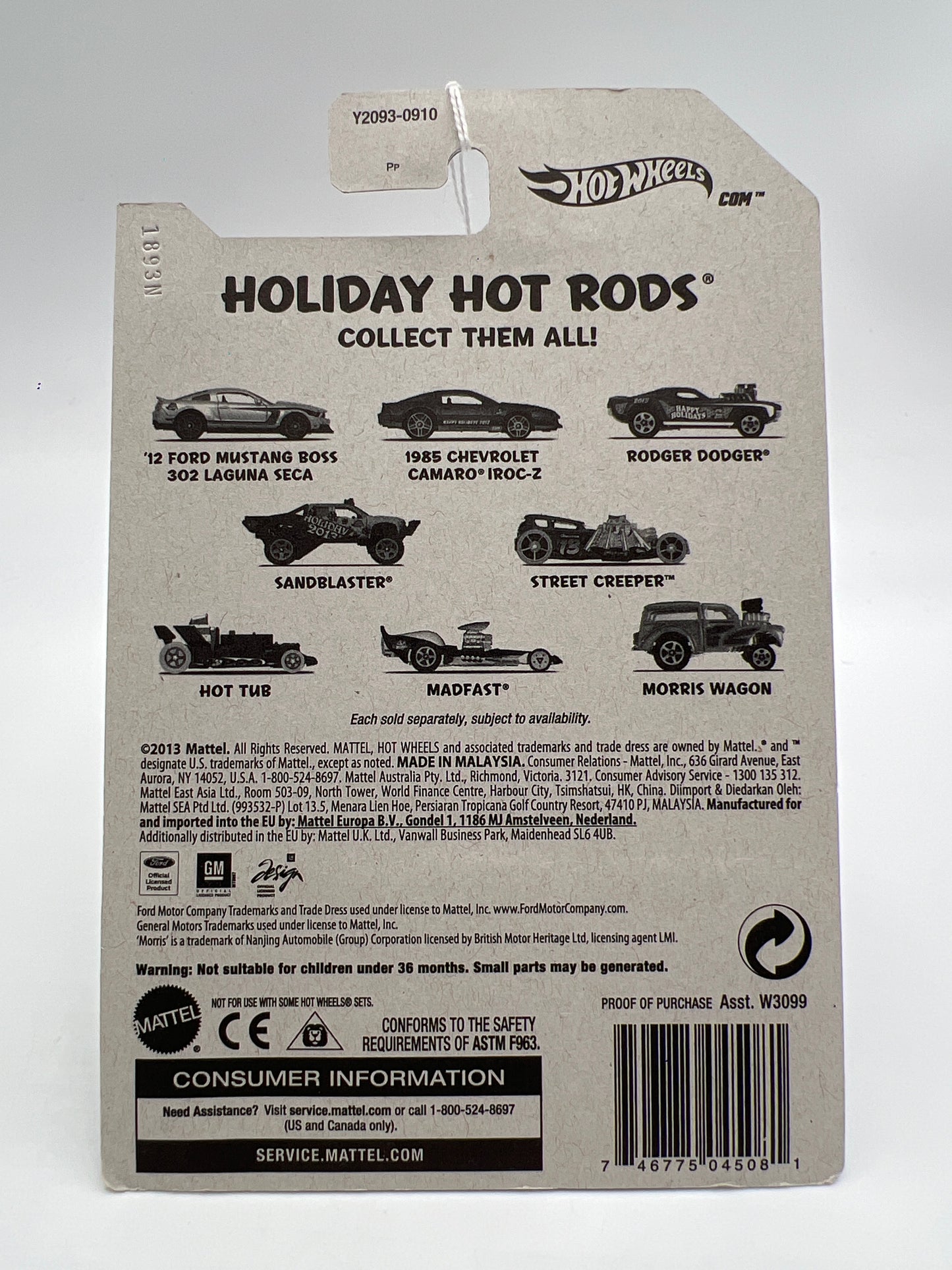 2013 Hot Wheels Holiday Hot Rods #2 1985 Chevrolet Camaro IROC-Z Green 156L