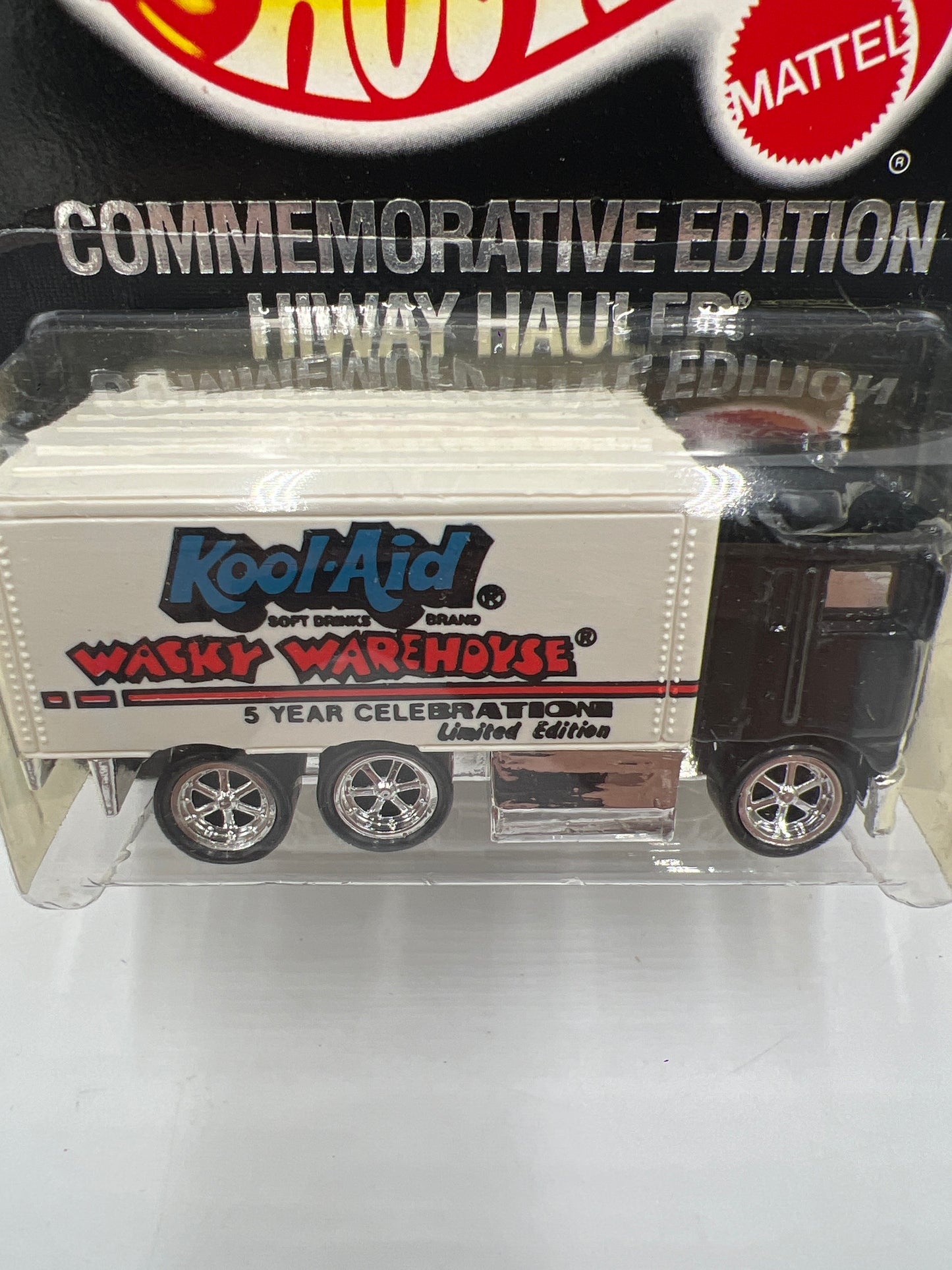 Hot Wheels Commemorative Edition 1/8000 Hiway Hauler Kool Aid Wacky Warehouse Black W/Protector