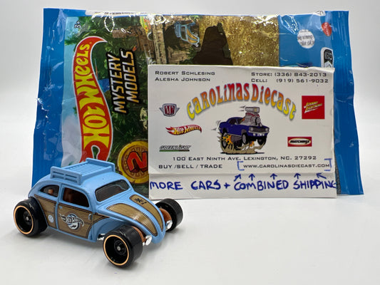 2023 Hot Wheels Mystery Models Series 2 #3 Chase Custom Volkswagen Beetle Blue