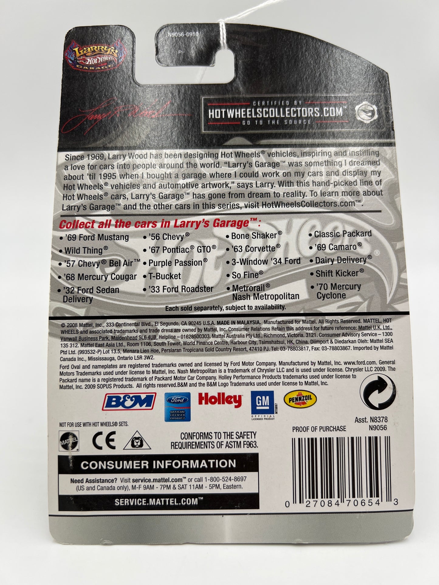 Hot Wheels Premium Larrys Garage #12 Dairy Delivery Purple/Silver