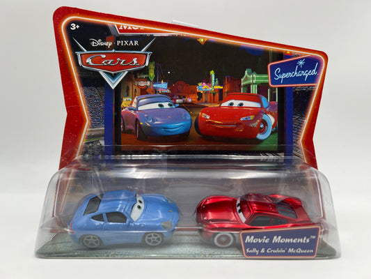 Disney Pixar Cars Supercharged 2 Pack Movie Moments Sally & Cruisin McQueen
