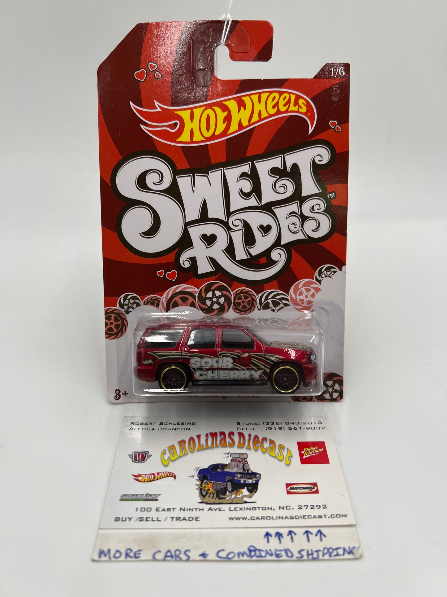 Hot Wheels Sweet Rides #1 07 Chevy Tahoe Red Sour Cherry 152D