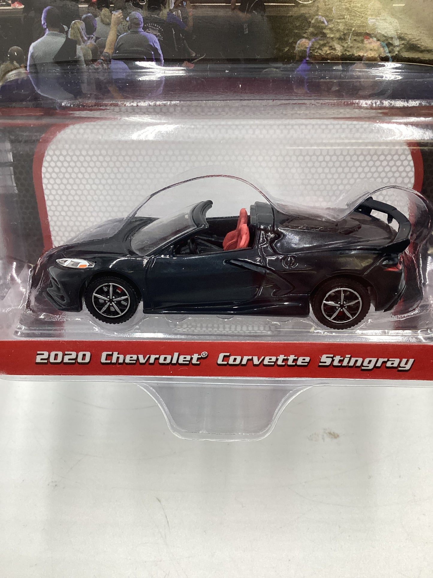 Greenlight GL Barrett Jackson Series 7 2020 Chevrolet Corvette Stingray Gray 179F