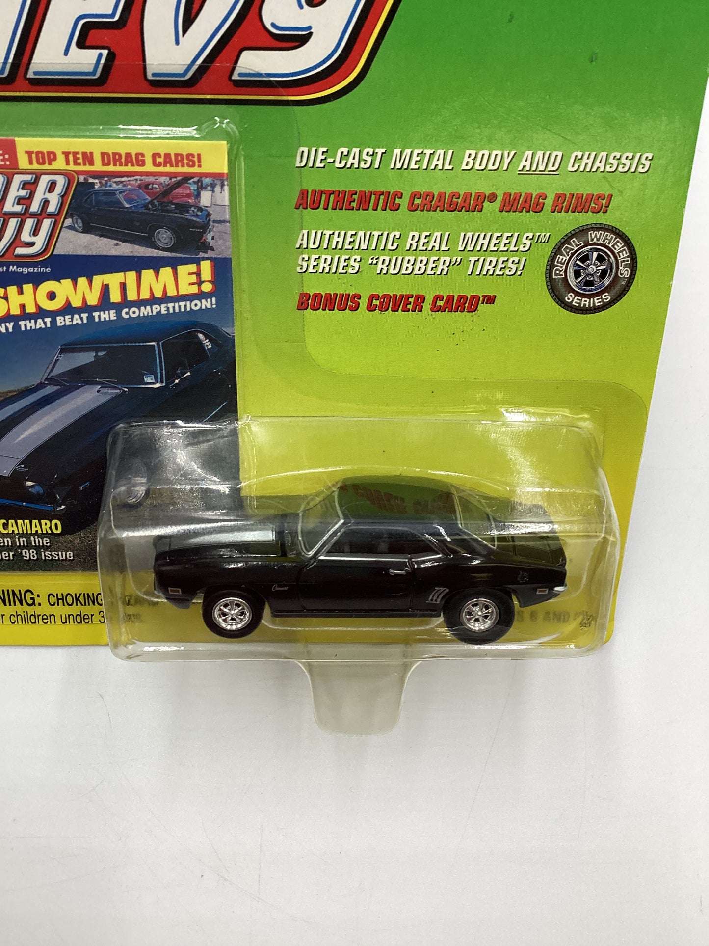 Johnny Lightning Super Chevy 1969 Chevy Camaro Black 218C