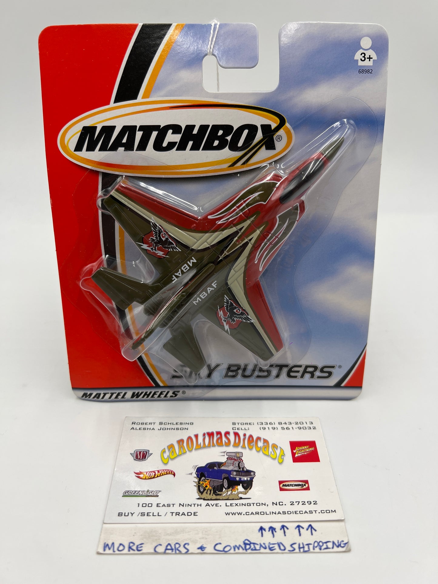 Matchbox Sky Busters Stealth Fighter MBAF Green/Red OO7