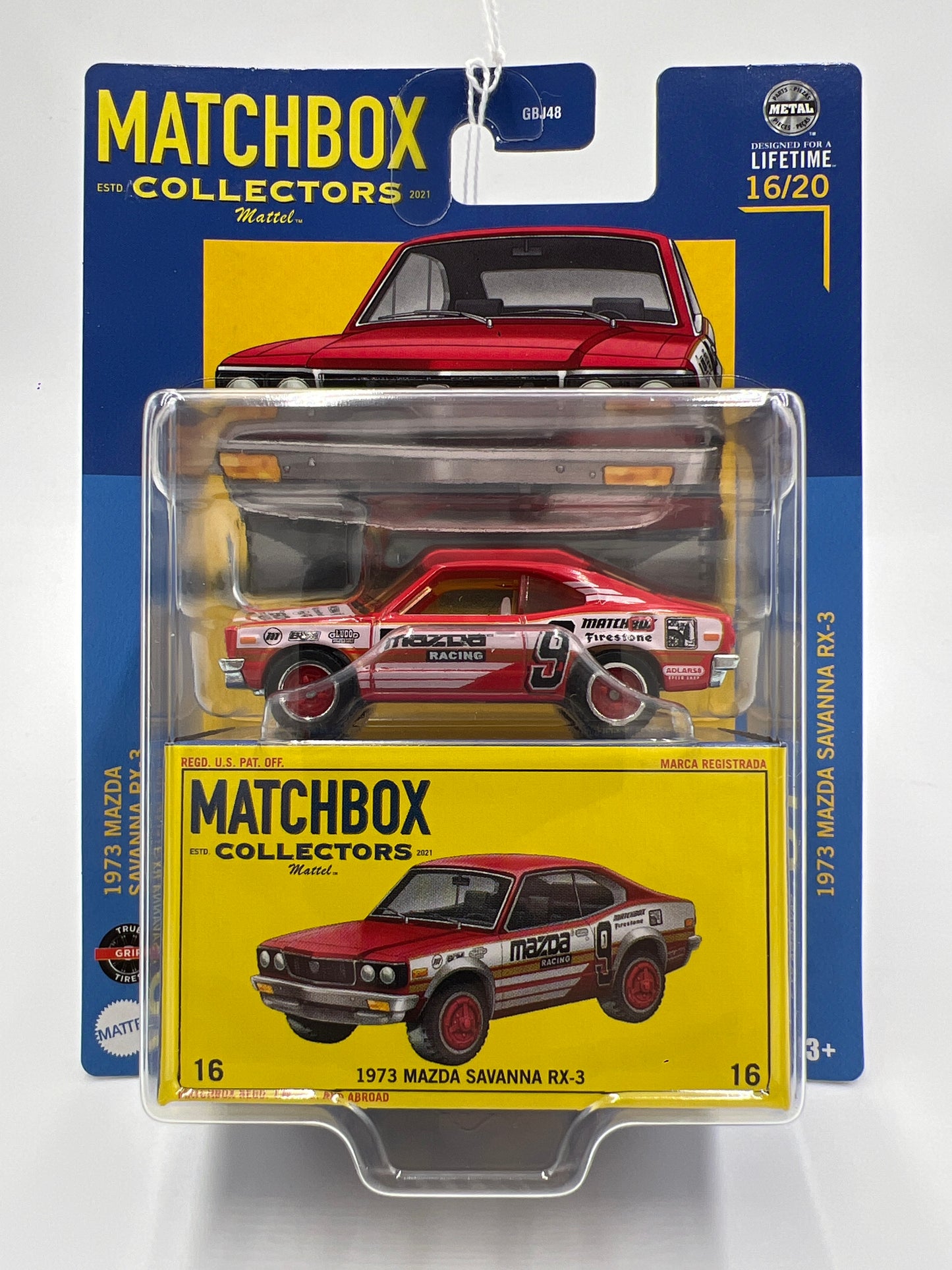 2024 Matchbox Collectors #16 1973 Mazda Savanna RX-3 Red 169F