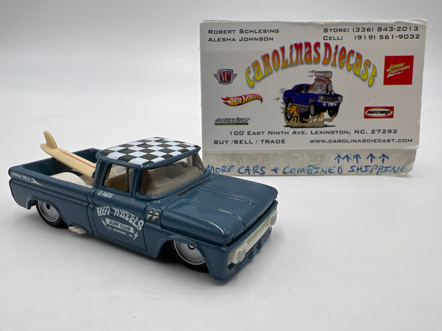 Hot Wheels Diorama Premium Custom 62 Chevy Blue Loose