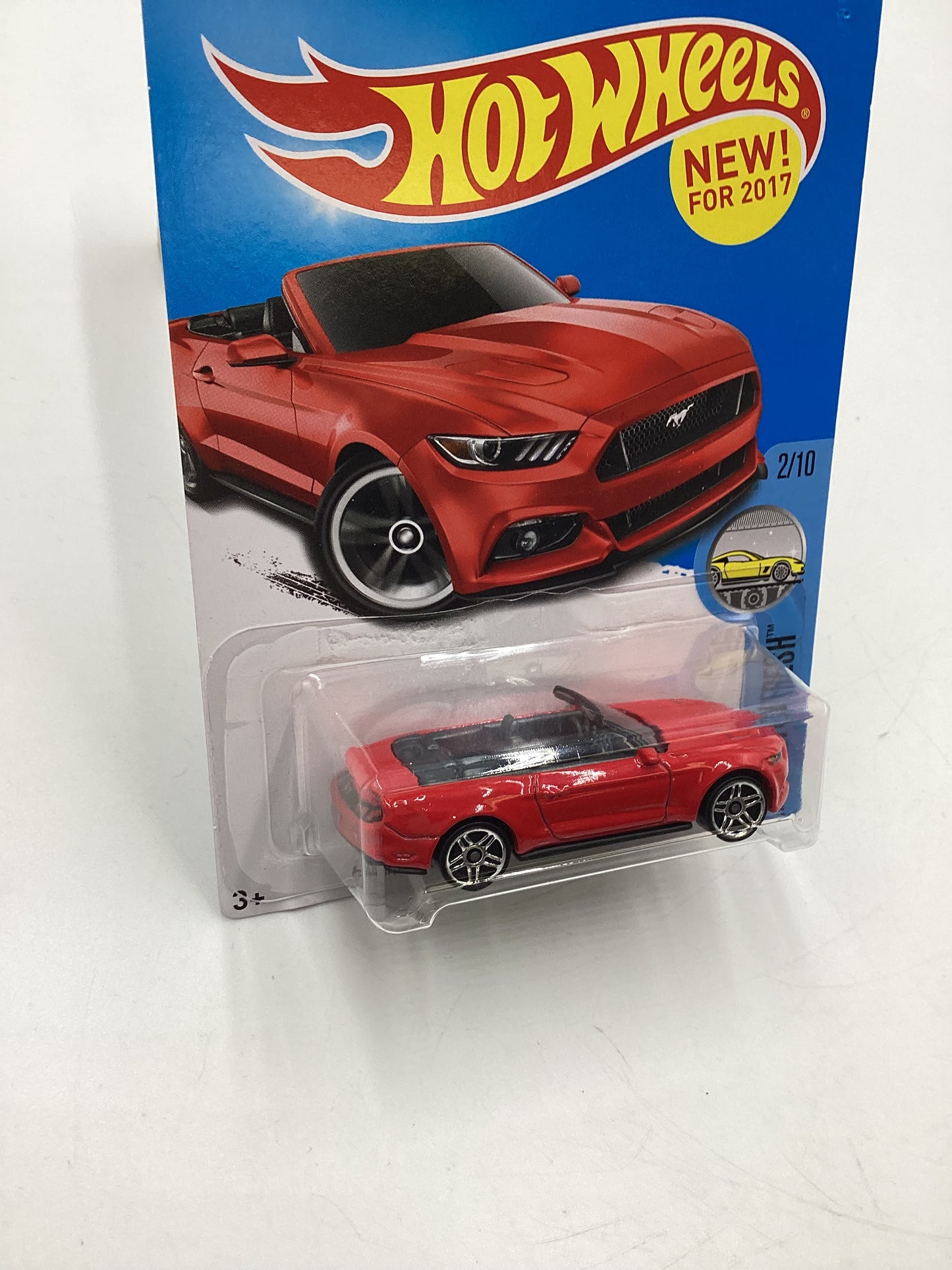 2017 Hot Wheels Factory Fresh #7 2015 Ford Mustang GT Convertible Red