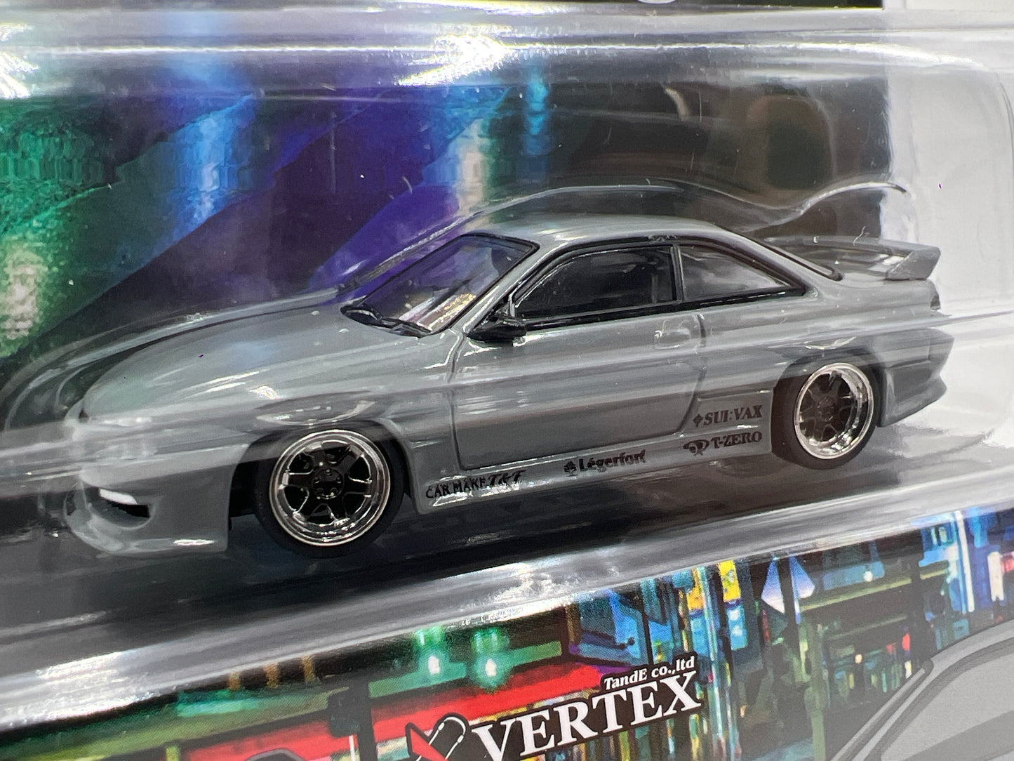 Tarmac Works Mijo Exclusives Vertex Nissan Silvia S14 Gray