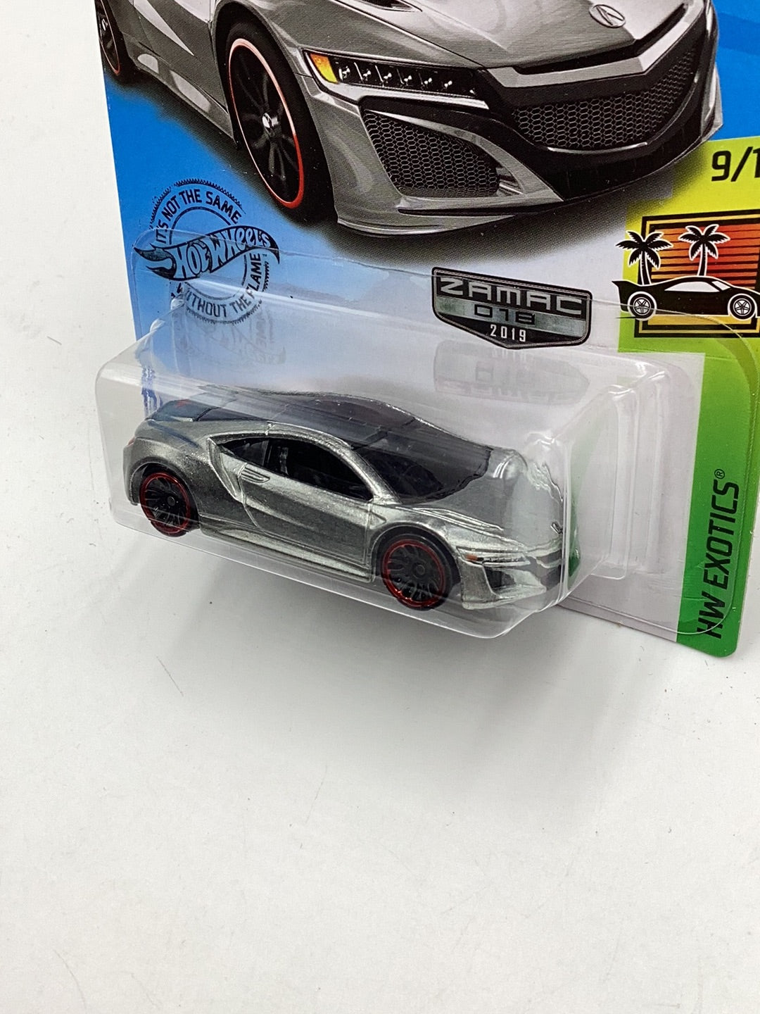 2019 Hot Wheels #199 ‘17 Acura NSX Walmart Exclusive Zamac #16 145G