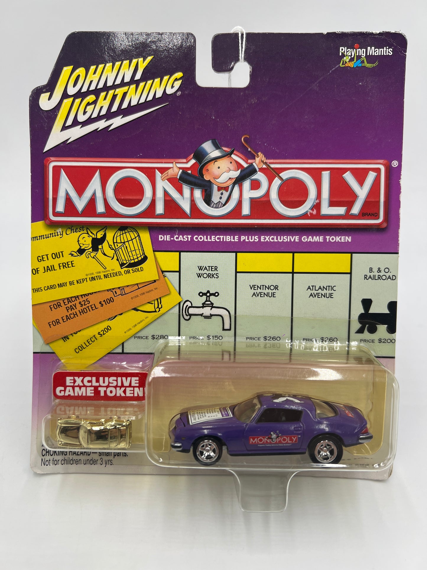 Johnny Lightning Monopoly 1977 Chevy Camaro Purple 188E