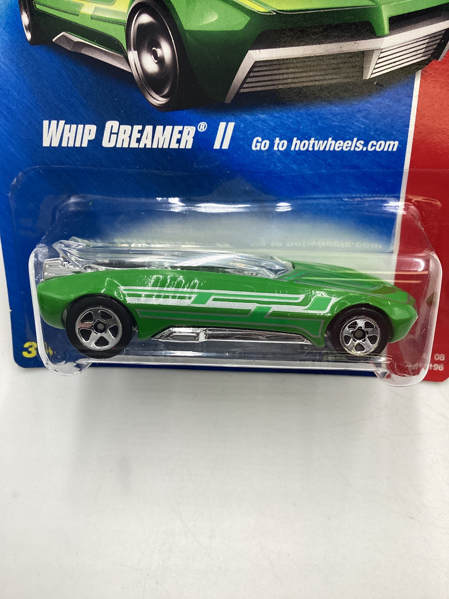 2008 Hot Wheels Web Trading Cars #82 Whip Creamer II Green AA3