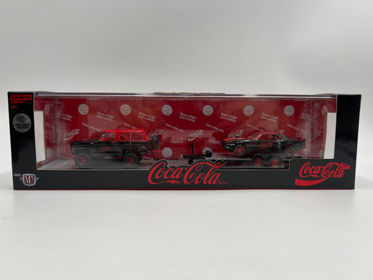 M2 Machines Auto Haulers CHASE Coca Cola 1973 Chevrolet K5 Blazer & 1968 Pontiac Firebird 400 HO TW18