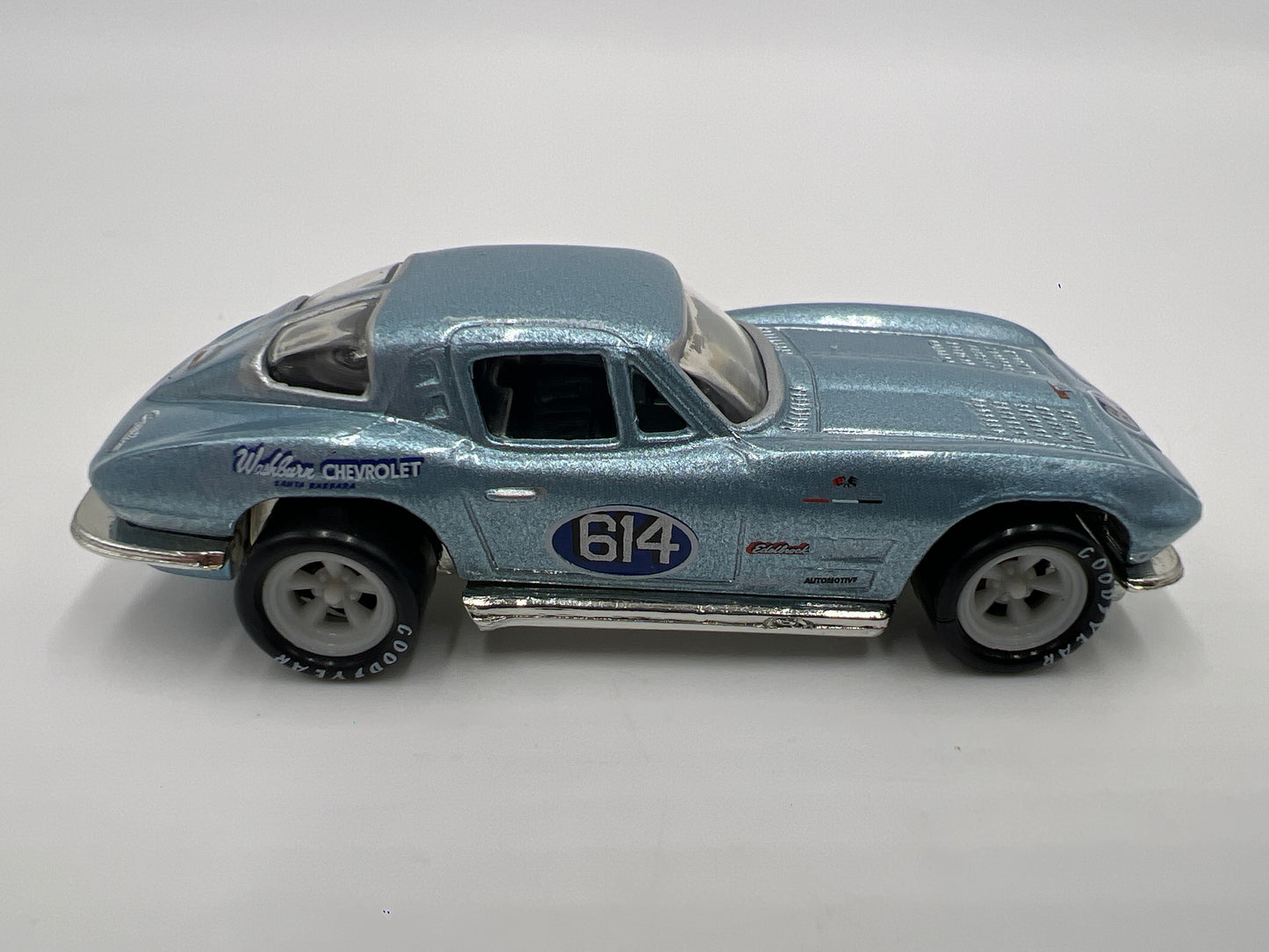 Hot Wheels 1/64 Premium Legends Hall Of Fame Vic Edelbrock 63 Corvette Split Window Coupe Blue Loose