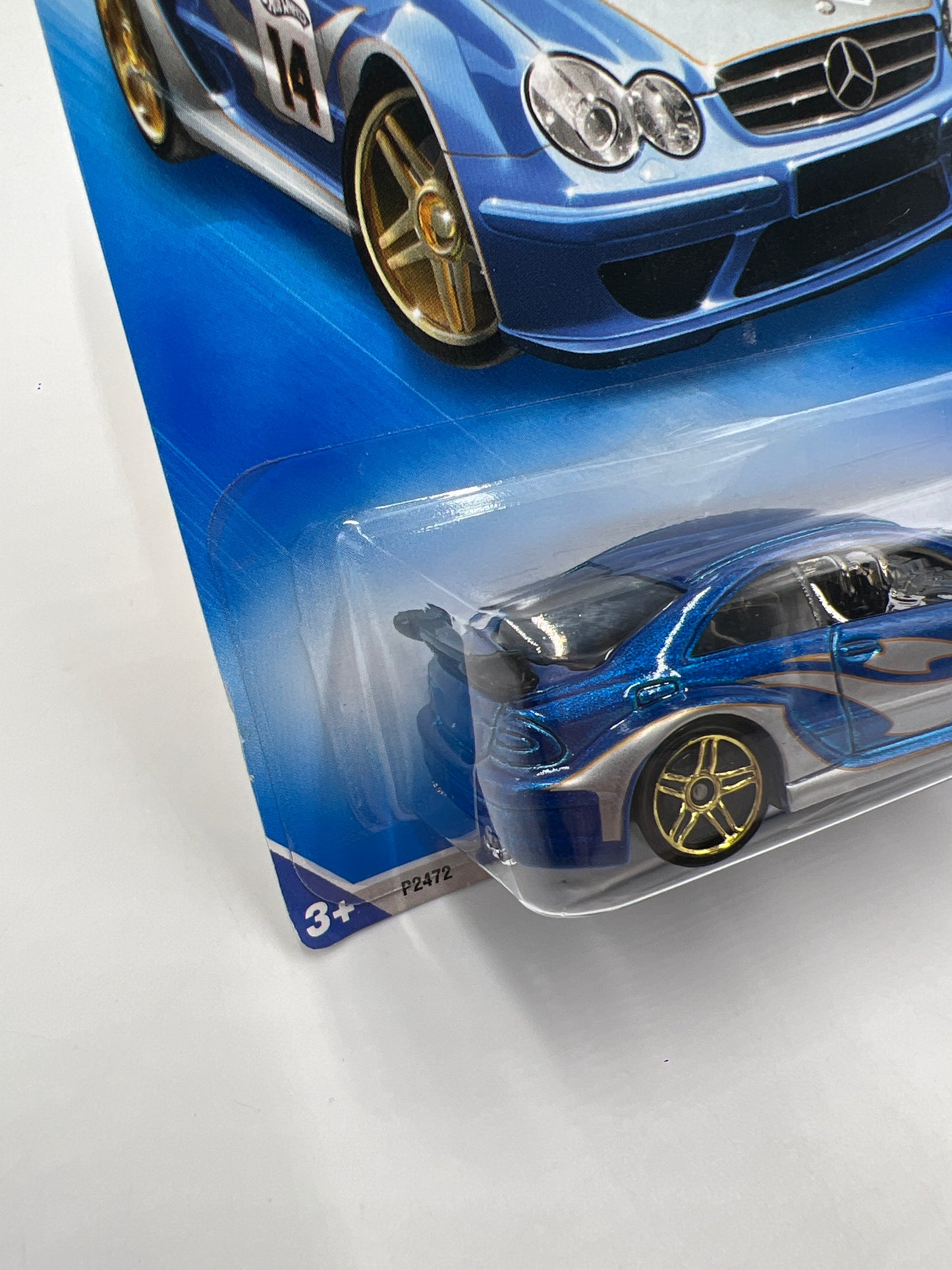 2009 Hot Wheels Dream Garage #152 Mercedes AMG CLK DTM Blue 90A