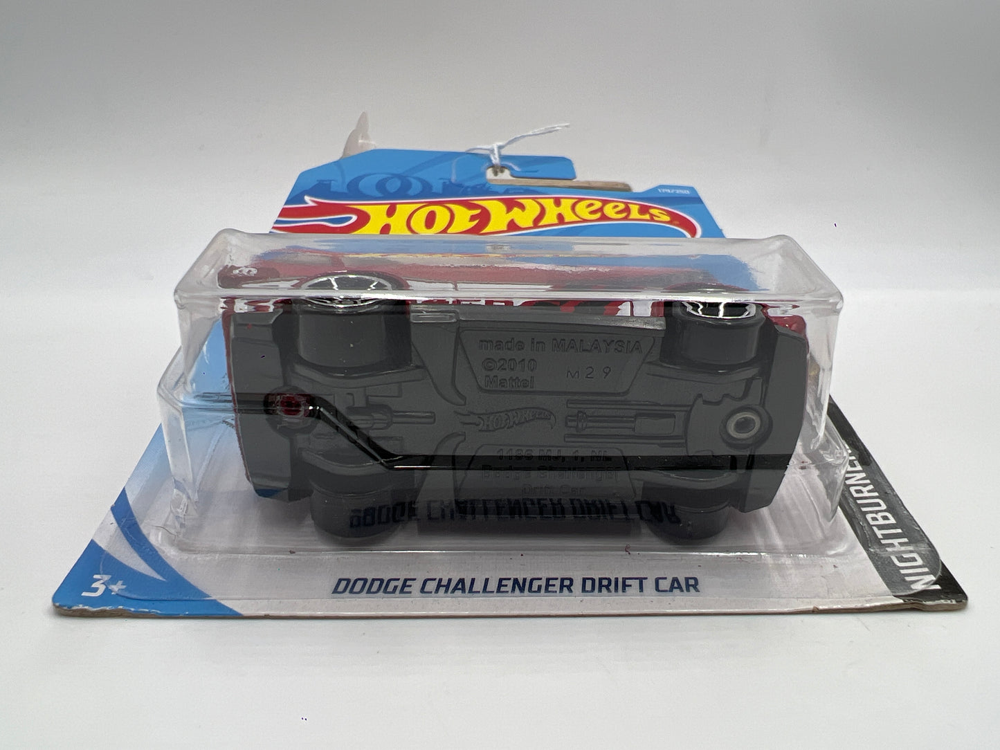2019 Hot Wheels Nightburnerz #179 Dodge Challenger Drift Car Red 40C