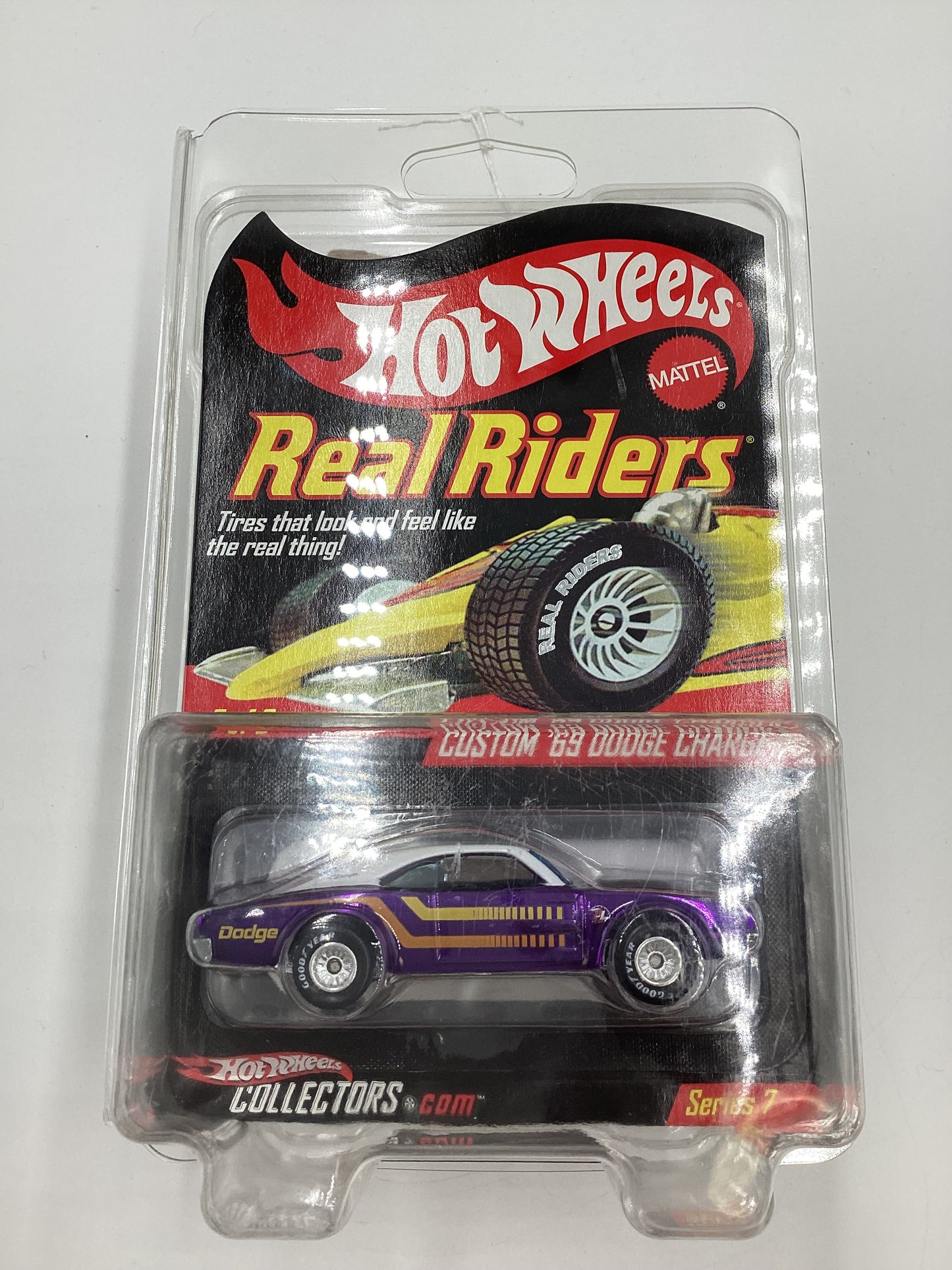 Hot Wheels Real Riders RLC #6559/7500 Series 7 5/6 Custom 69 Dodge Charger W/Protector