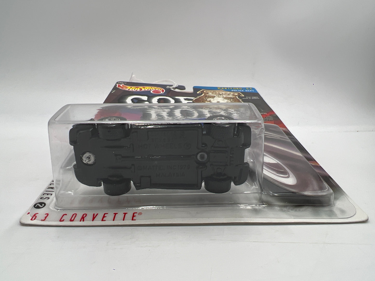 Hot Wheels Cop Rods Series 2 Hartford CT 63 Corvette W/Real Riders