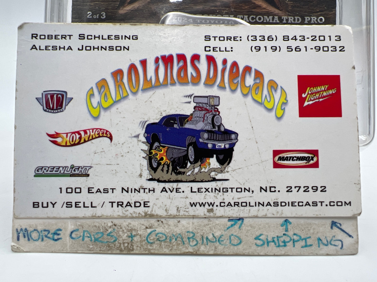 2026 Hot Wheels 26th Annual Collectors Nationals 2024 Toyota Tacoma TRD Pro Blue W/Protector