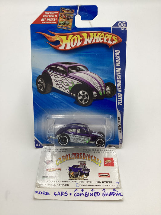 2009 Hot wheels #121 Custom Volkswagen Beetle Purple 97G