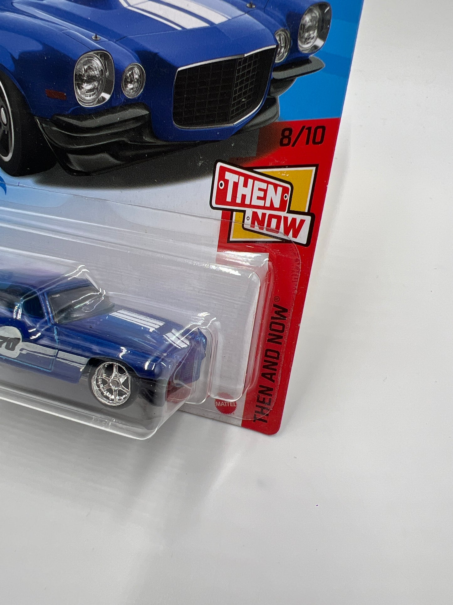 Hot Wheels 70 Chevy Camaro RS Blue Wheel Swap Custom On Card W/Protector SR