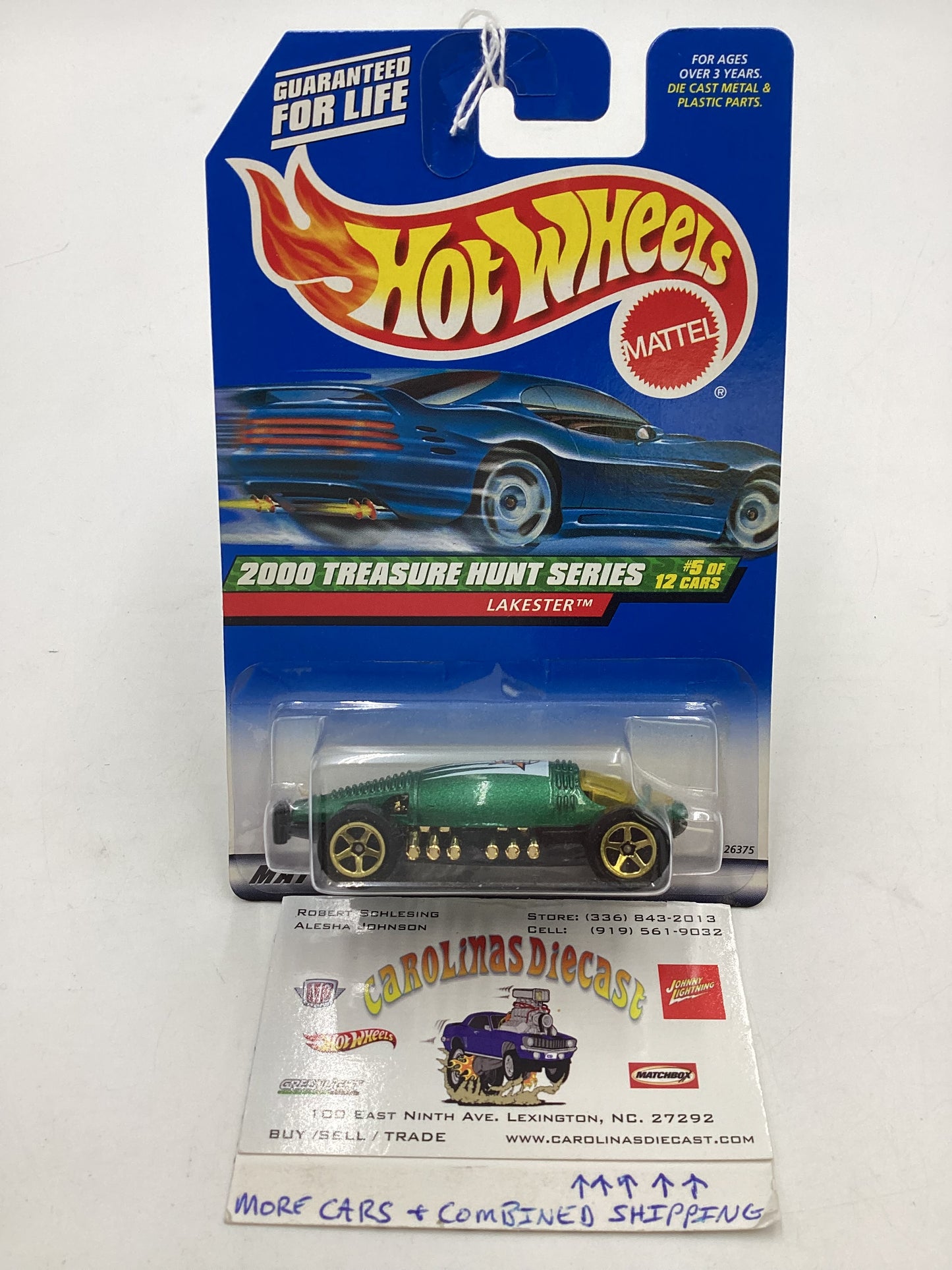 2000 Hot Wheels Treasure Hunt Series 5/12 Lakester #053 273H