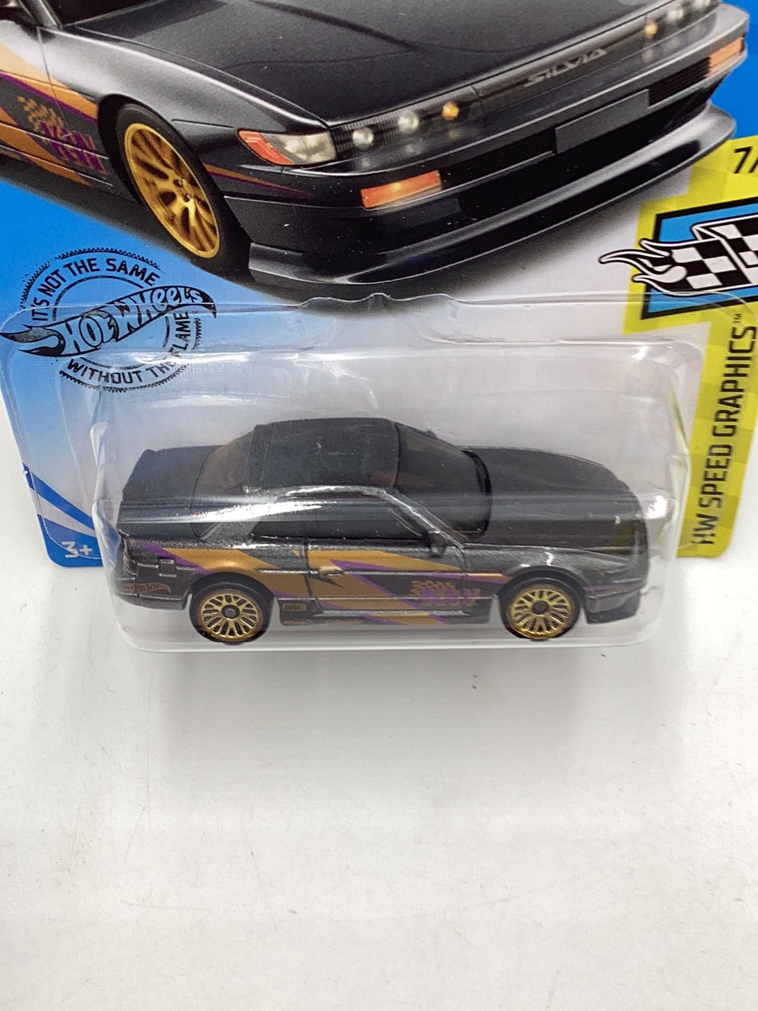 2020 hot wheels #111 Nissan Silvia (S13) grey 82B