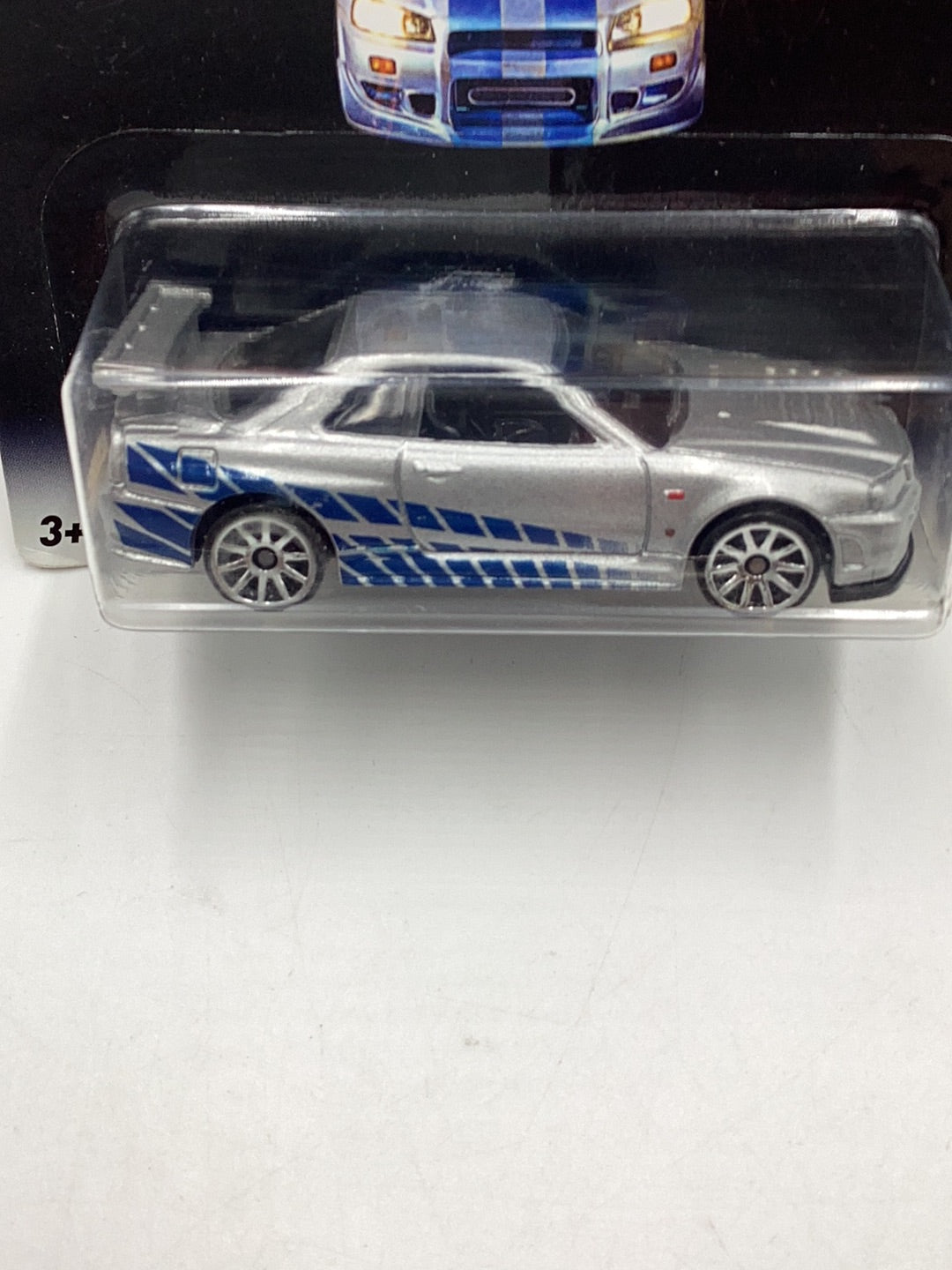 Hot wheels fast and furious 2/8 Nissan skyline GT-R (R34) with