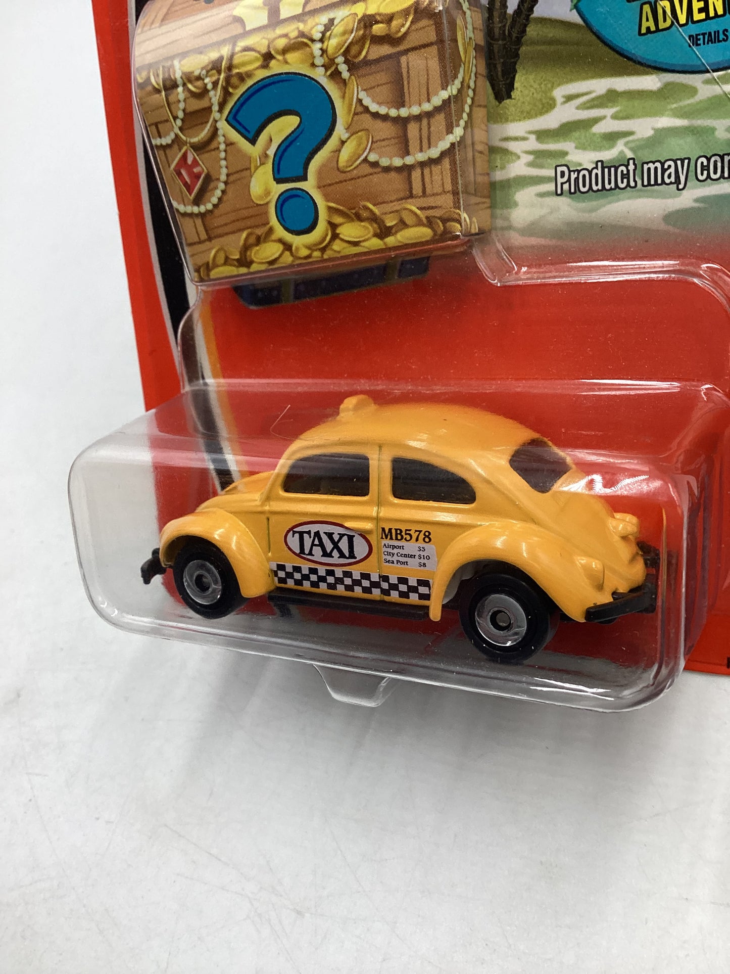 Matchbox Treasure Inside #41 Volkswagen Beetle Taxi 206C